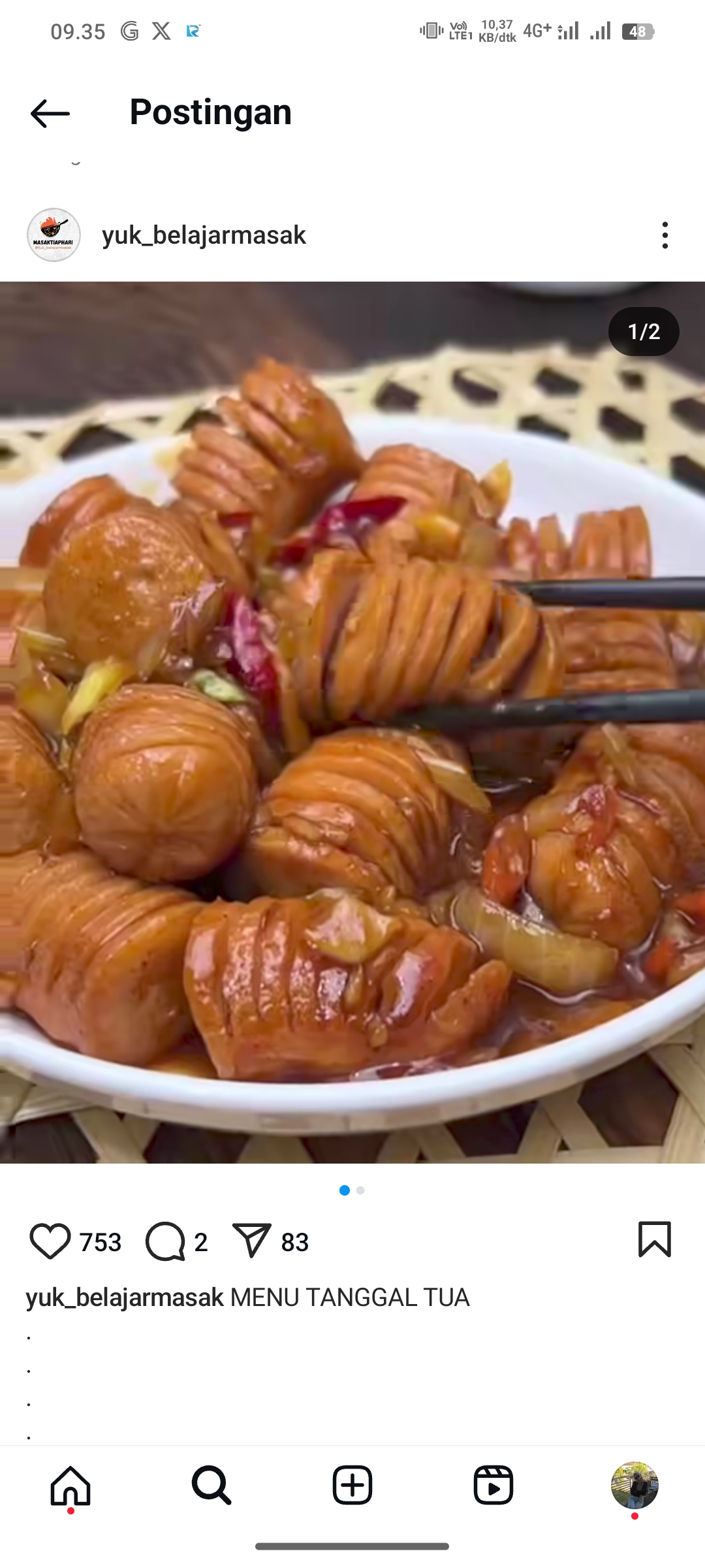 Tumis Sosis