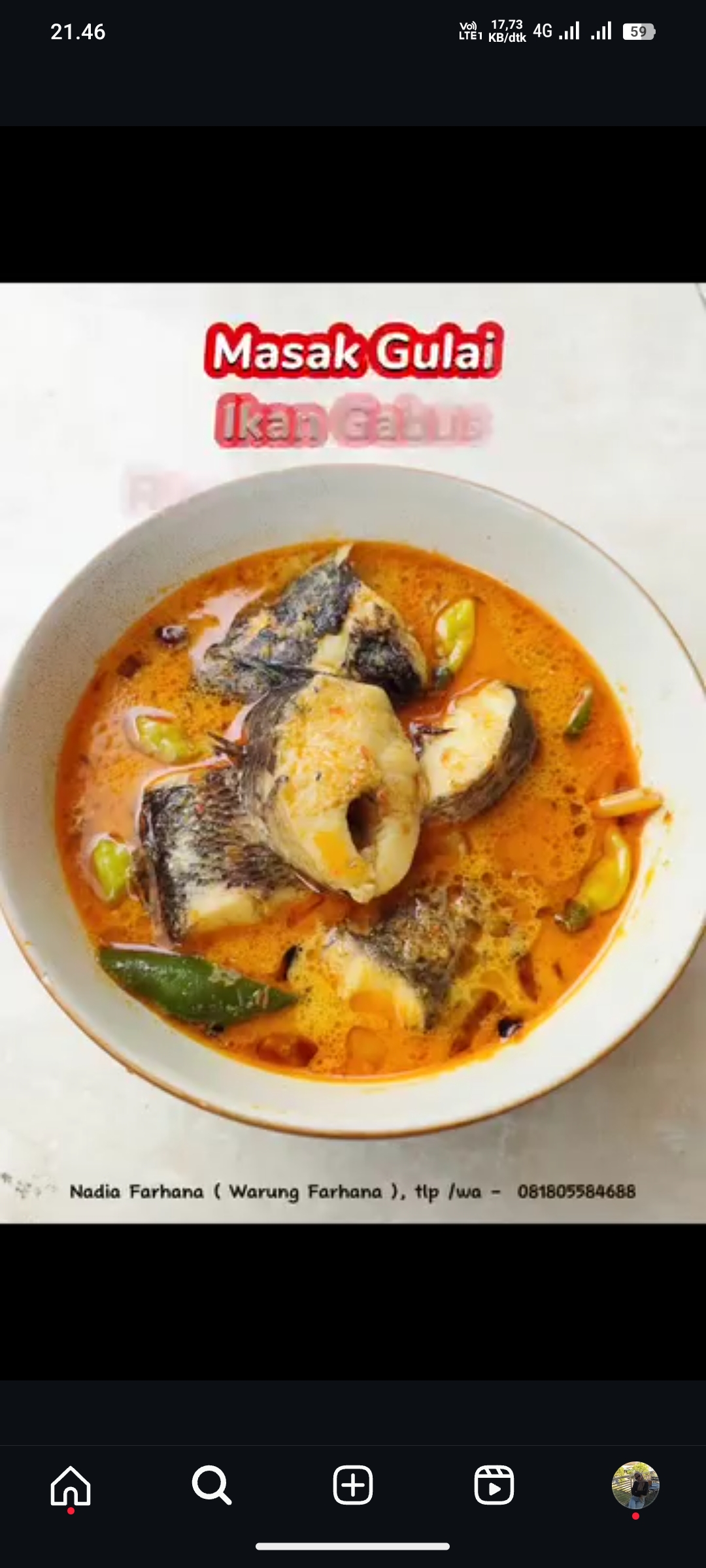 Gulai Ikan Gabus