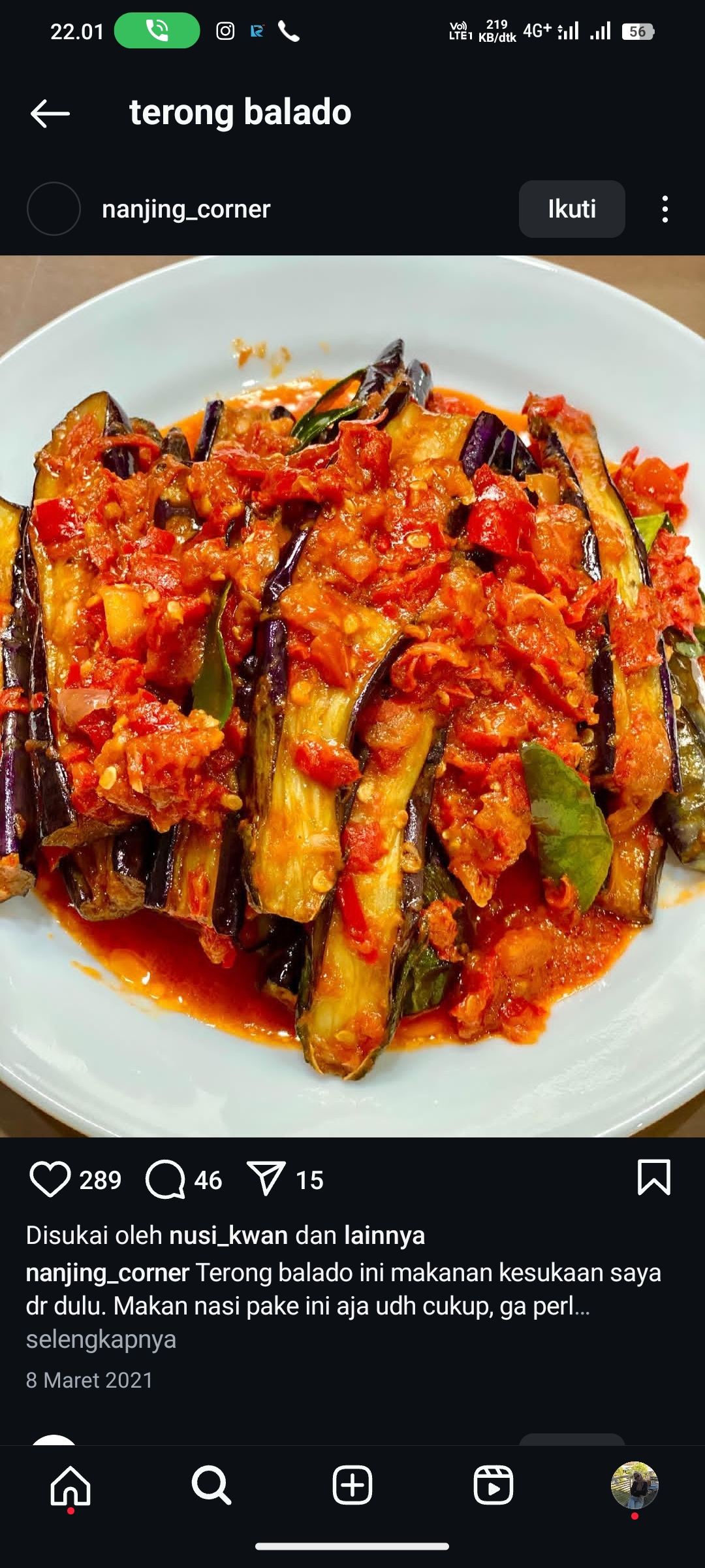 Balado Terong