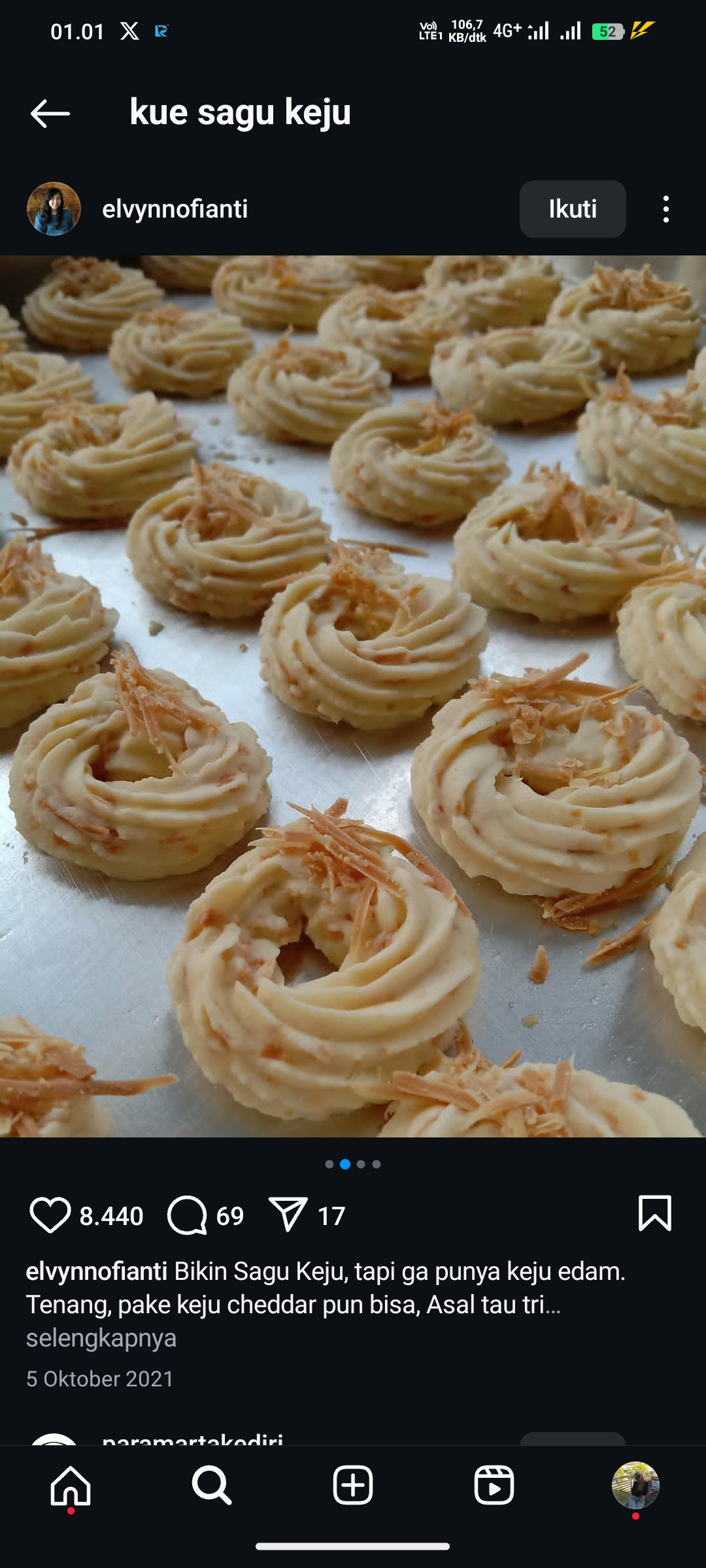 Kue Sagu Keju