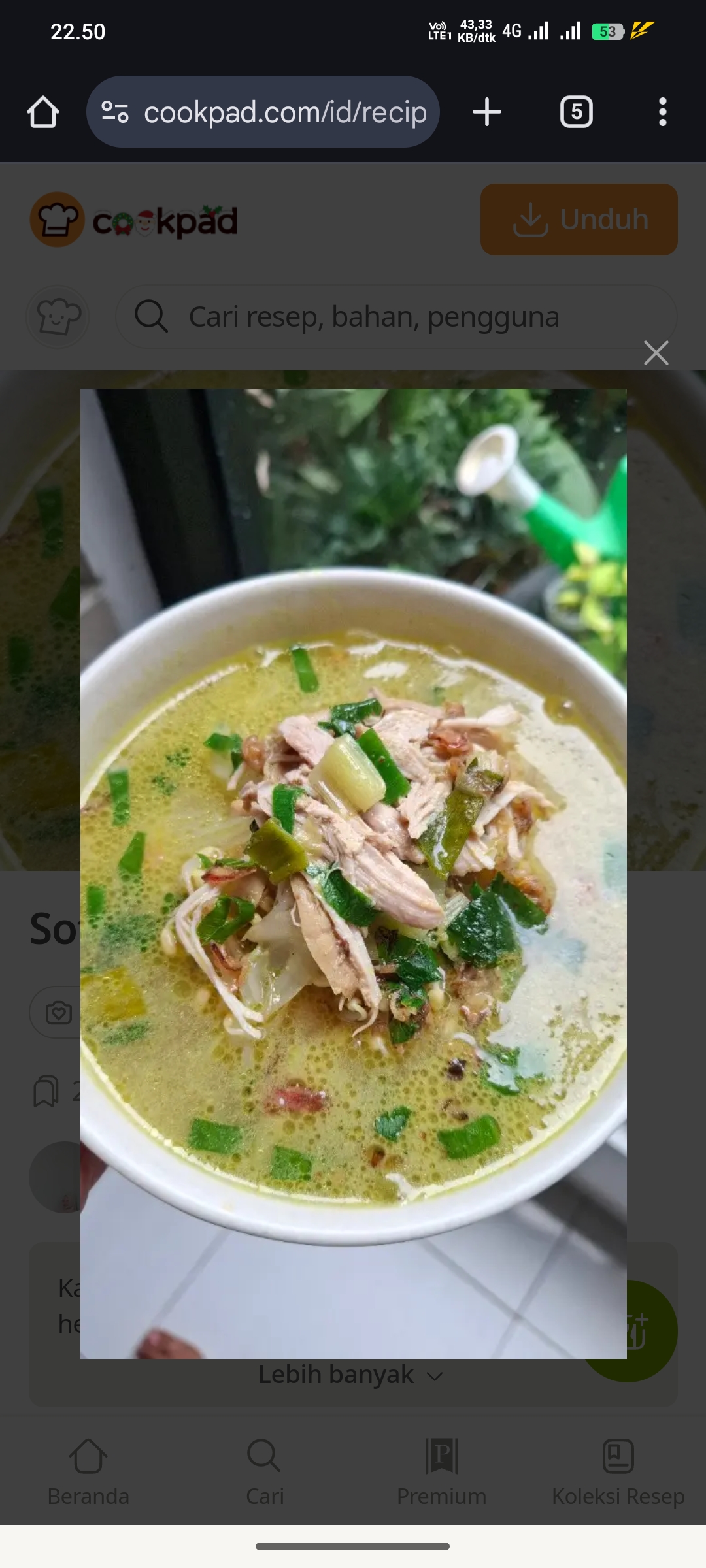 Soto Ayam Santan