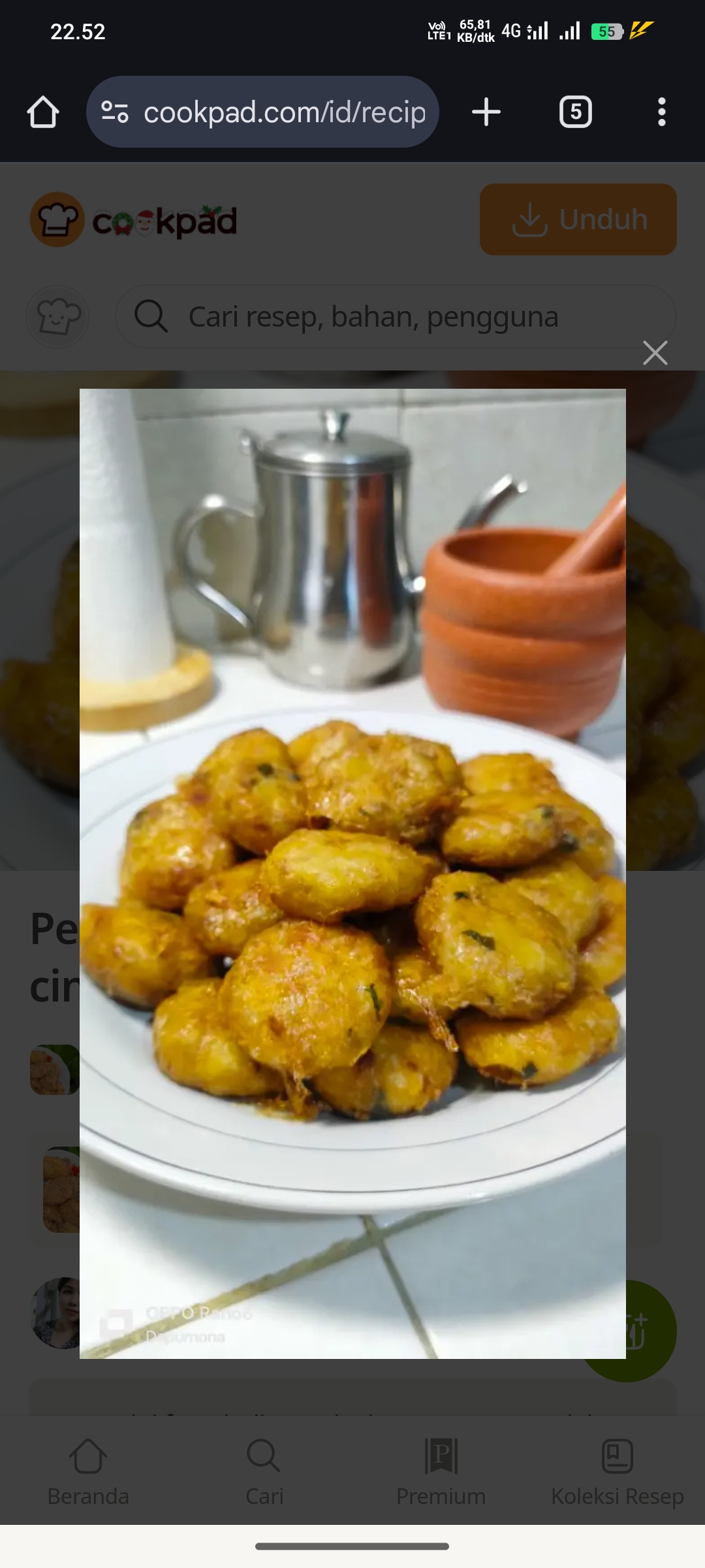 Perkedel Kentang Daging Cincang