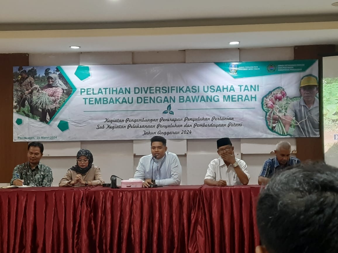 EDUKASI: Andi Ali Syahbana memberikan pelatihan diversifikasi usaha tani dengan bawang merah beberapa waktu lalu.