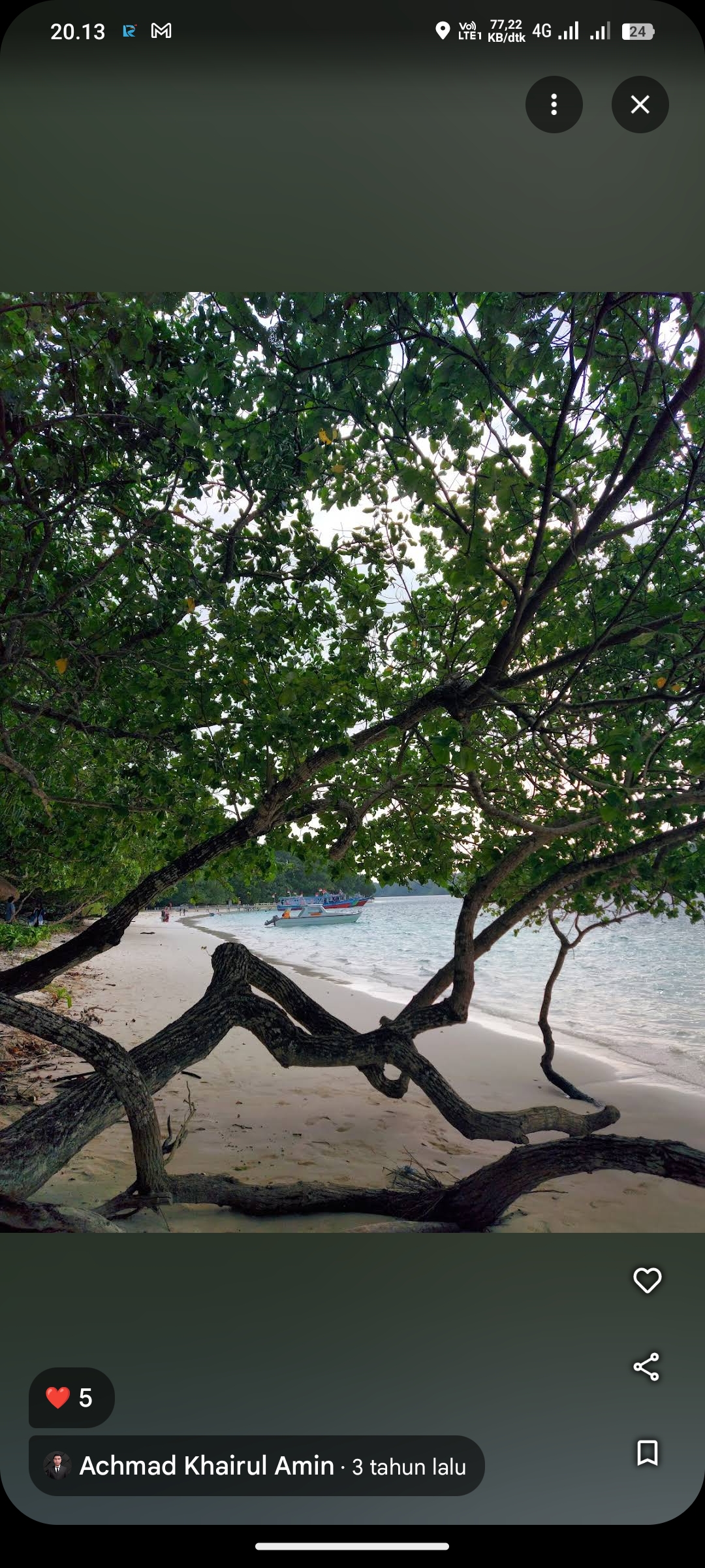 Pantai Pulau Peucang