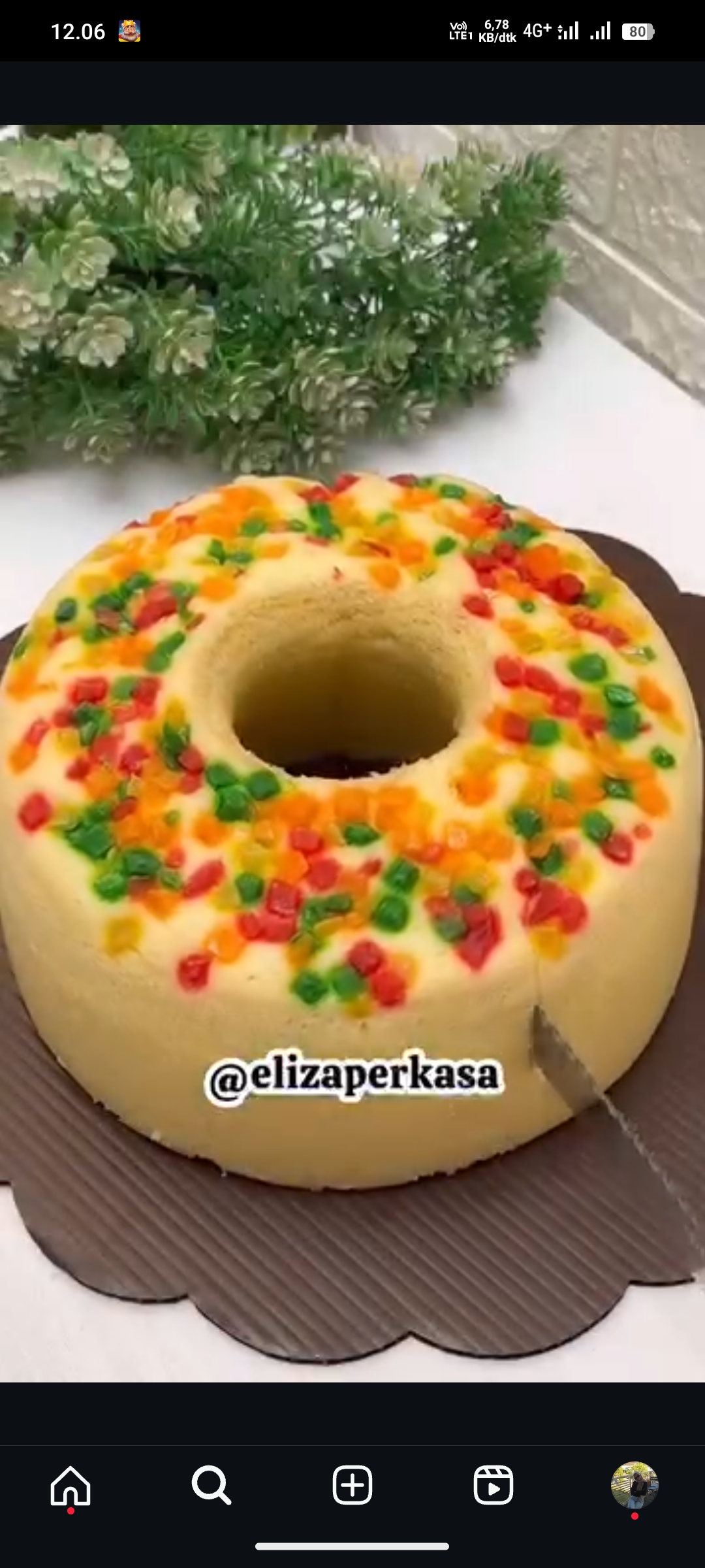 Bolu agar-agar kukus