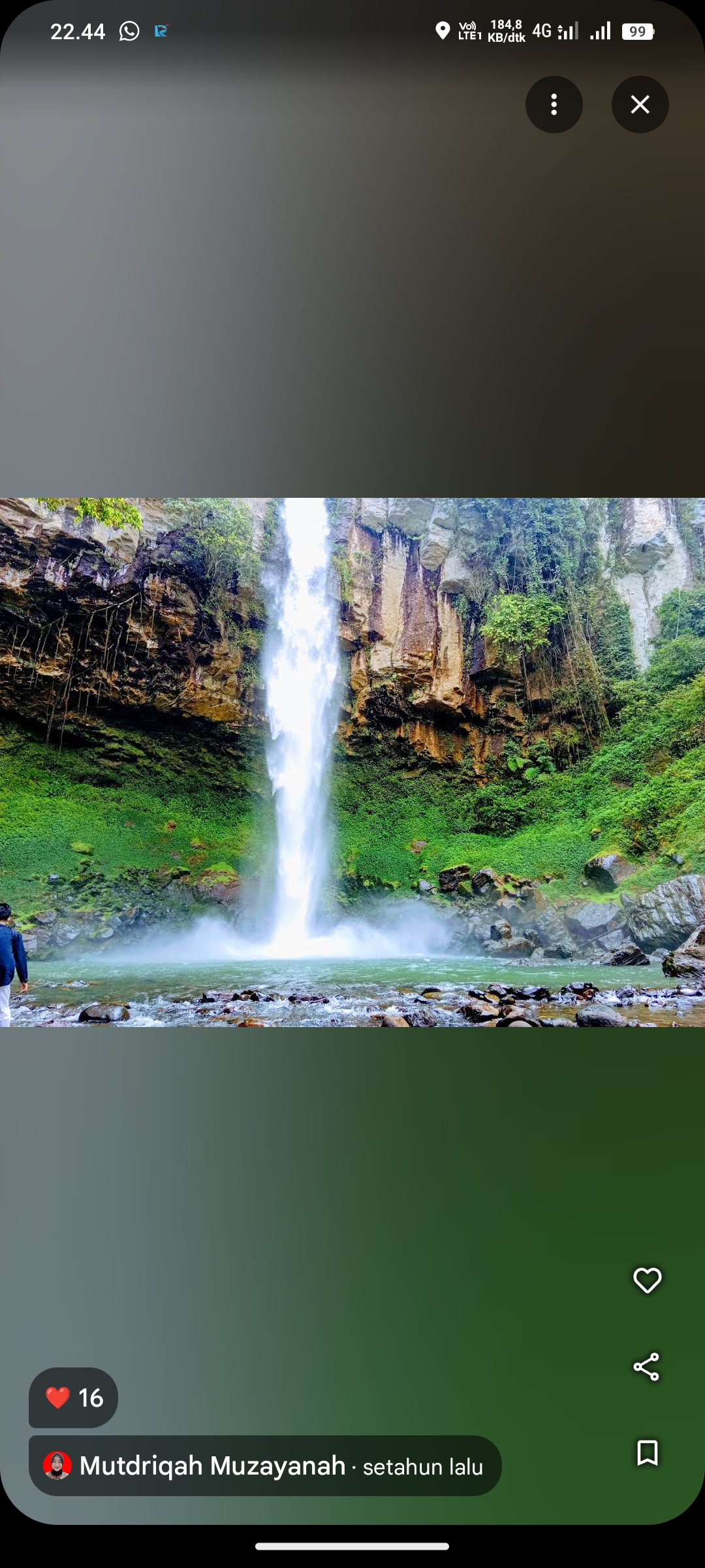 Air Terjun Putri Malu