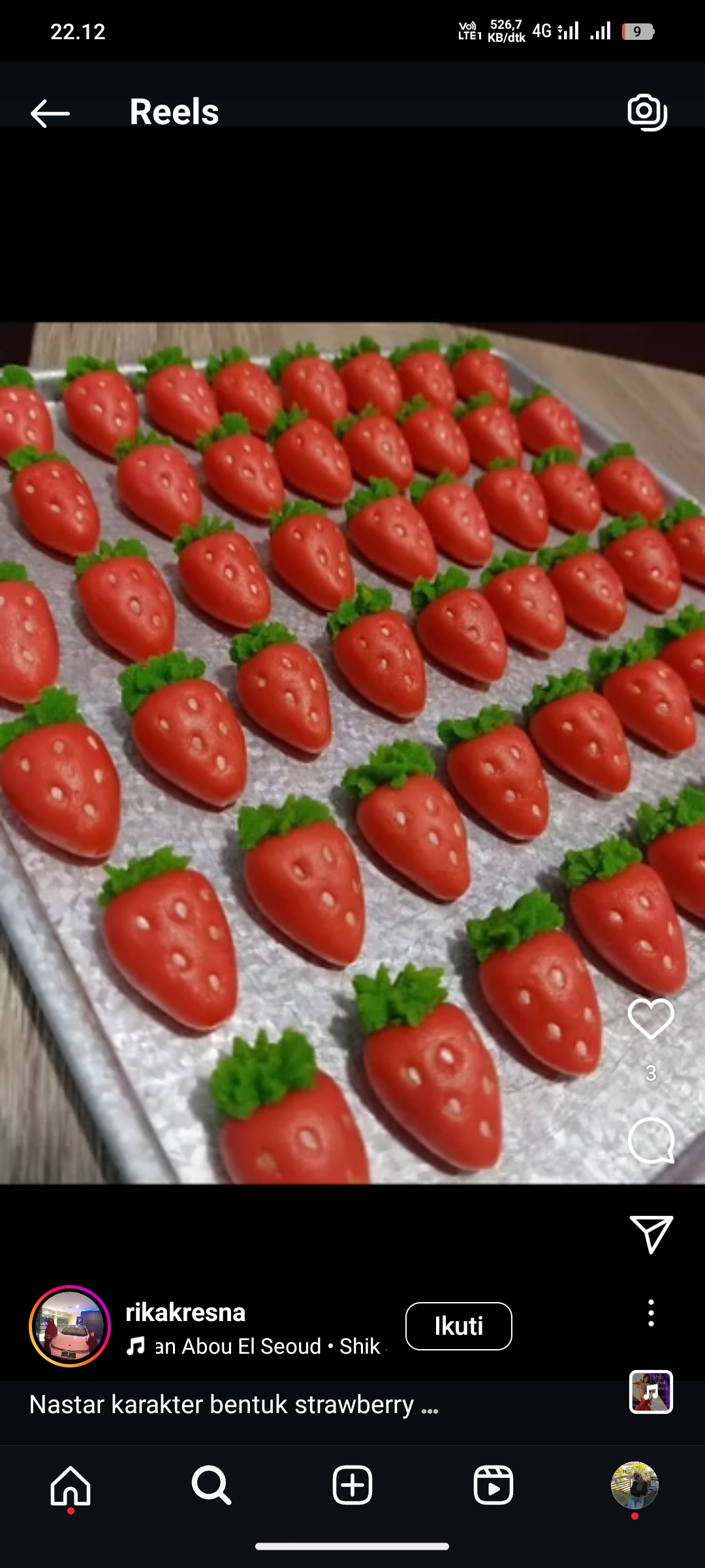 Nastar Karakter Strawberry
