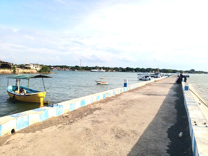 SEPI: Pelabuhan wisata Kalianget, Sumenep, tanpa wisatawan Kamis (9/1). (MOH. IQBAL/JPRM)