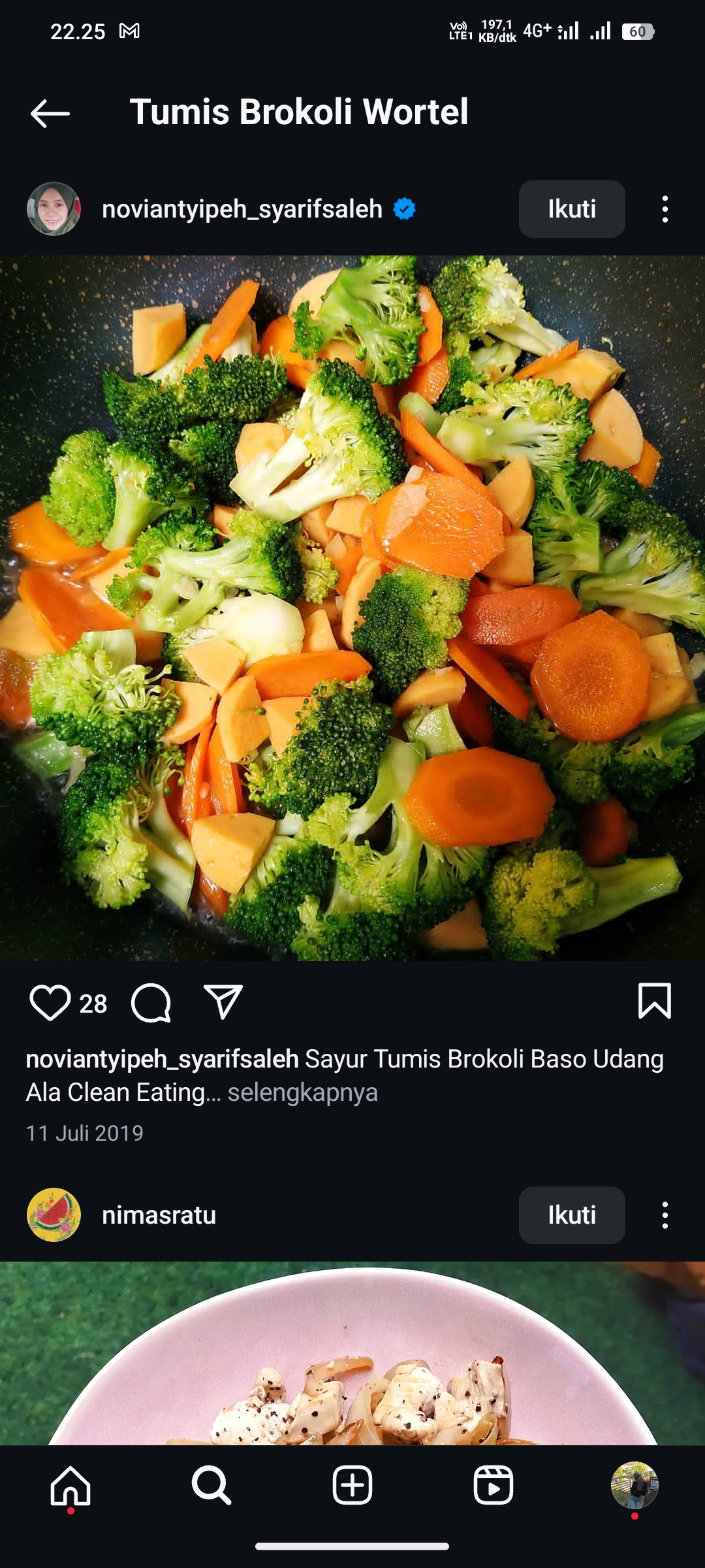 Tumis Brokoli Wortel