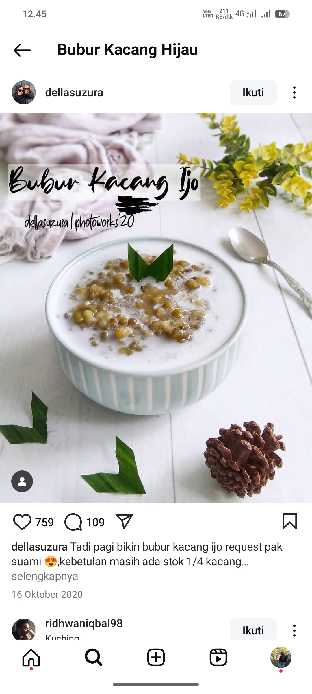 Bubur Kacang Hijau