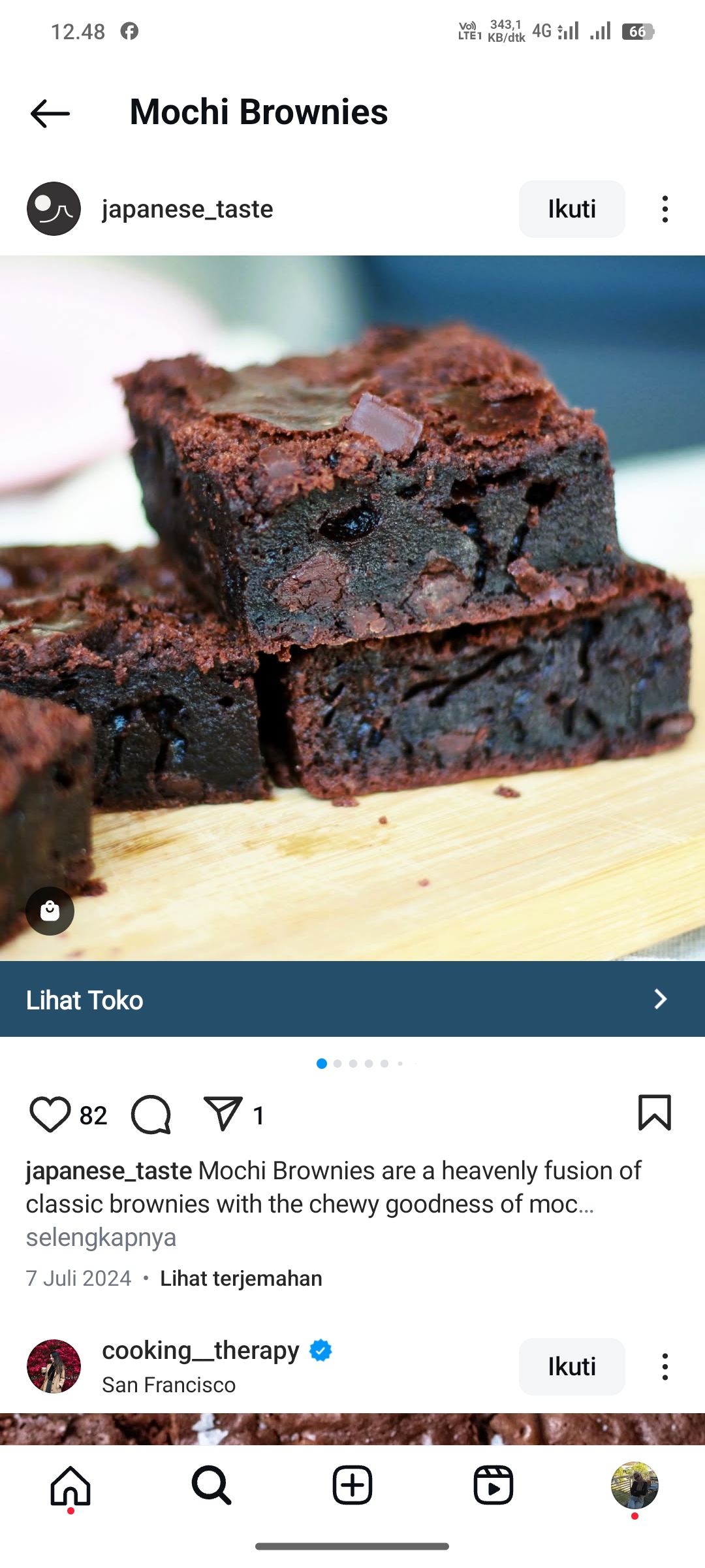 Mochi Brownies