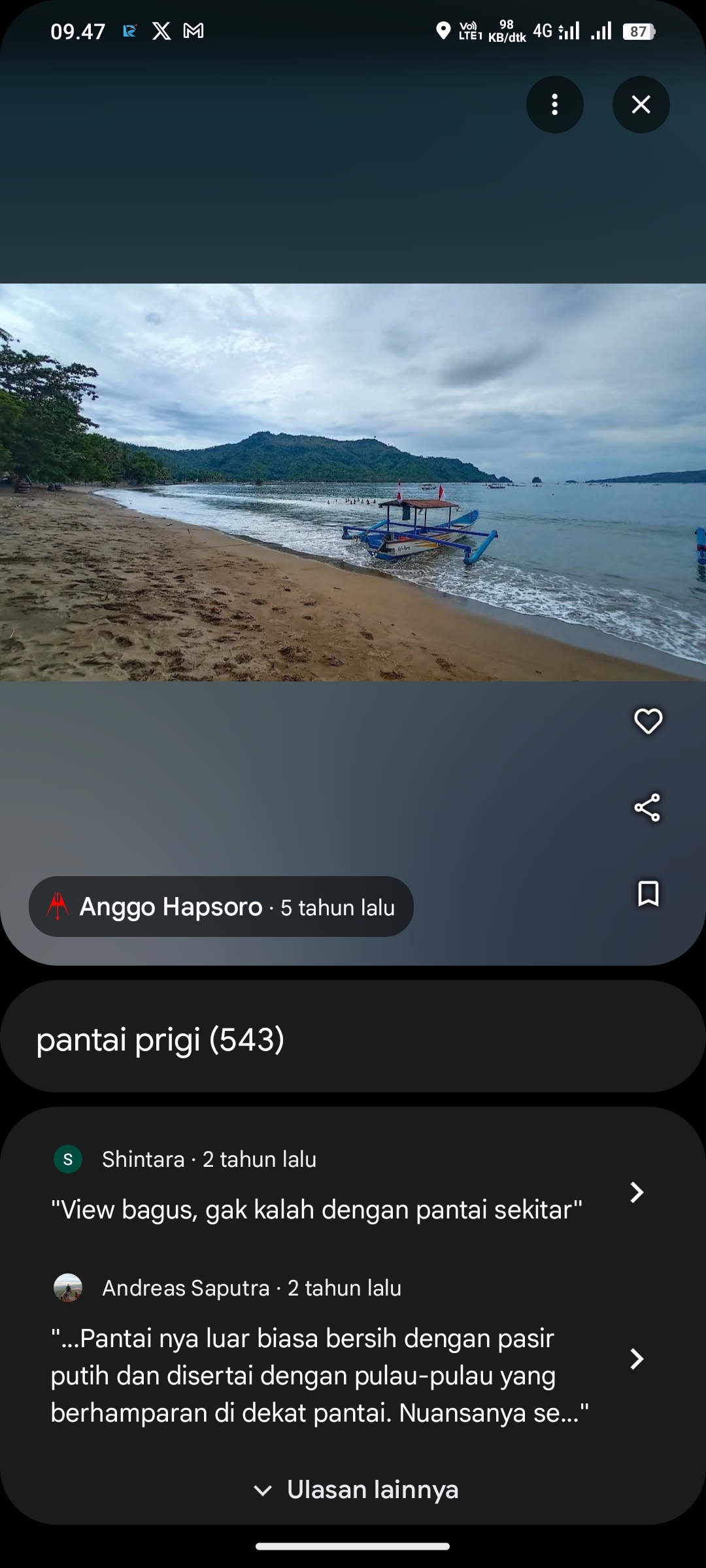 Pantai Simbaronce Trenggalek