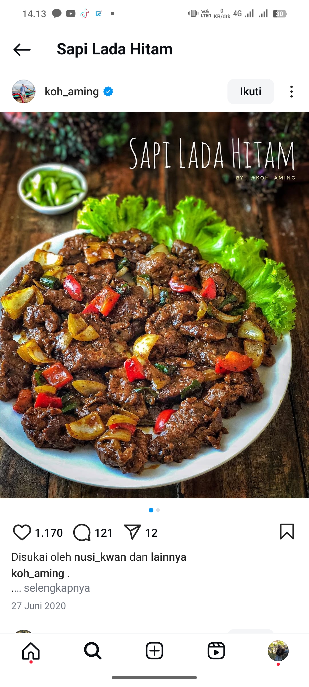Sapi Lada Hitam