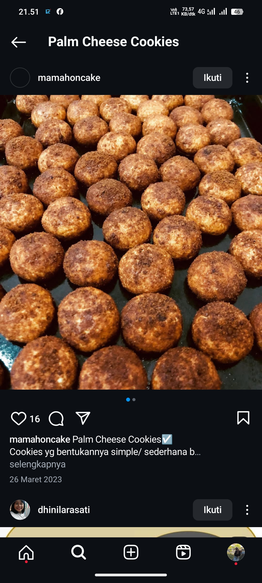 Palm Cheese Cookies