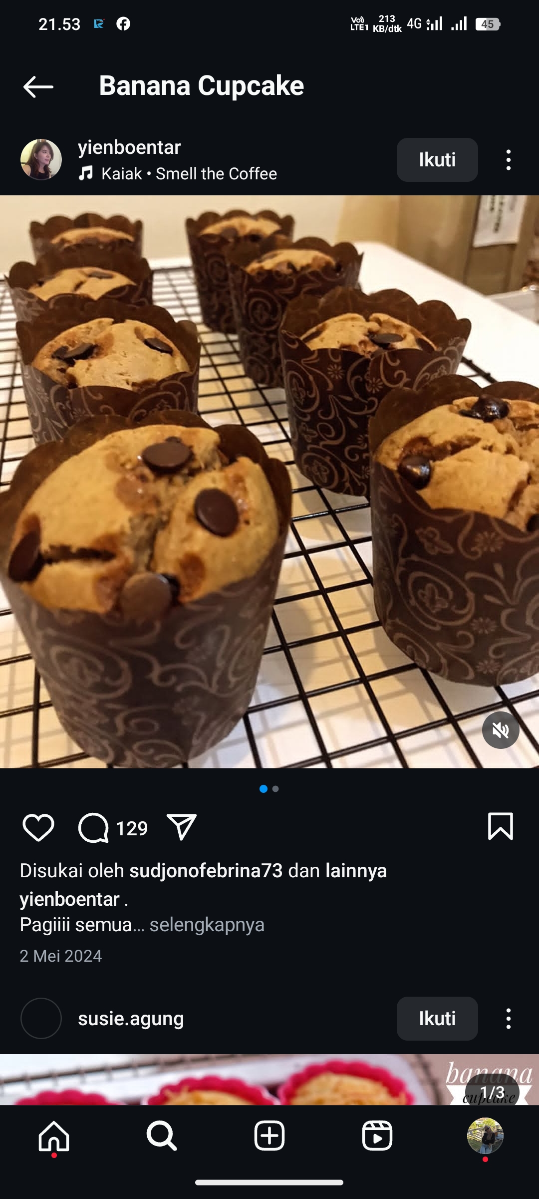 Banana Cupcake