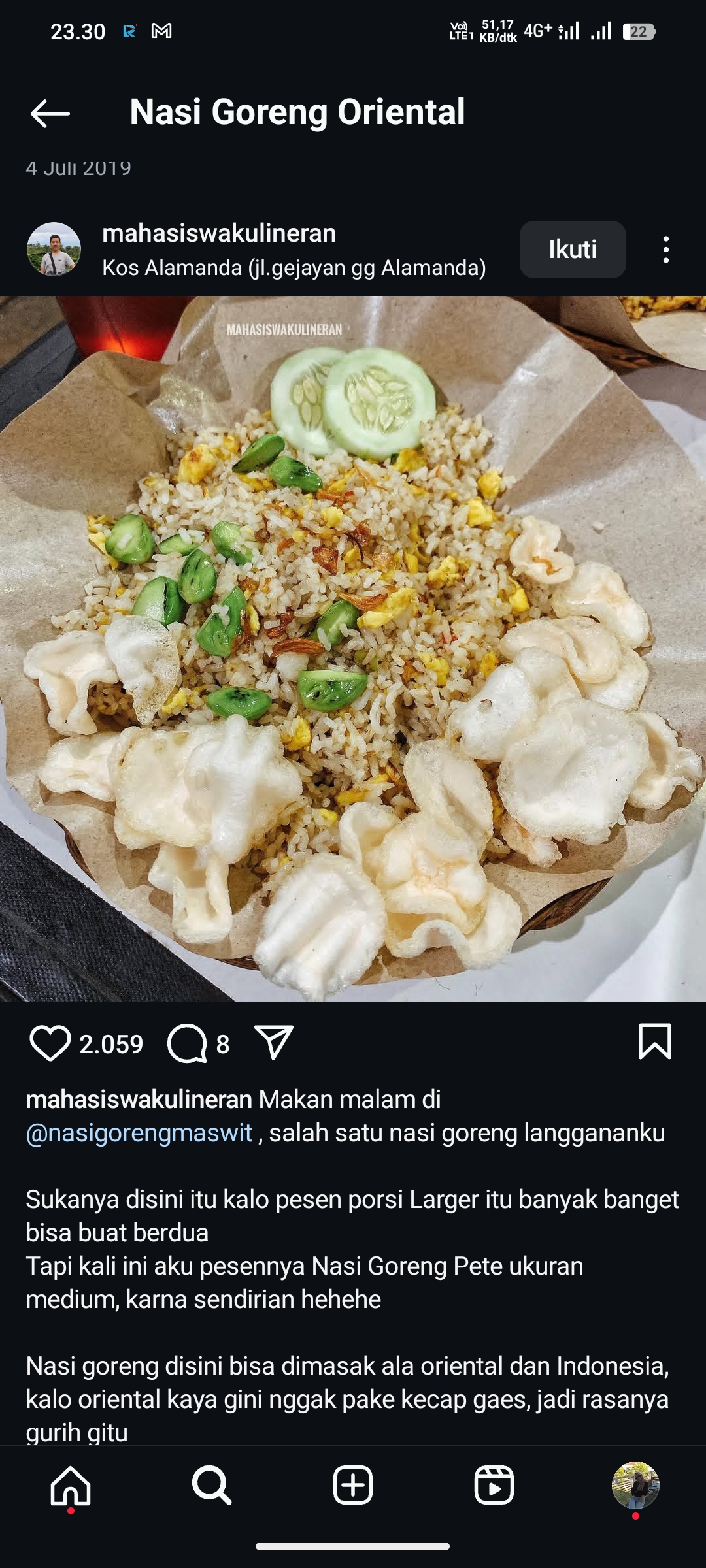 Nasi Goreng Oriental