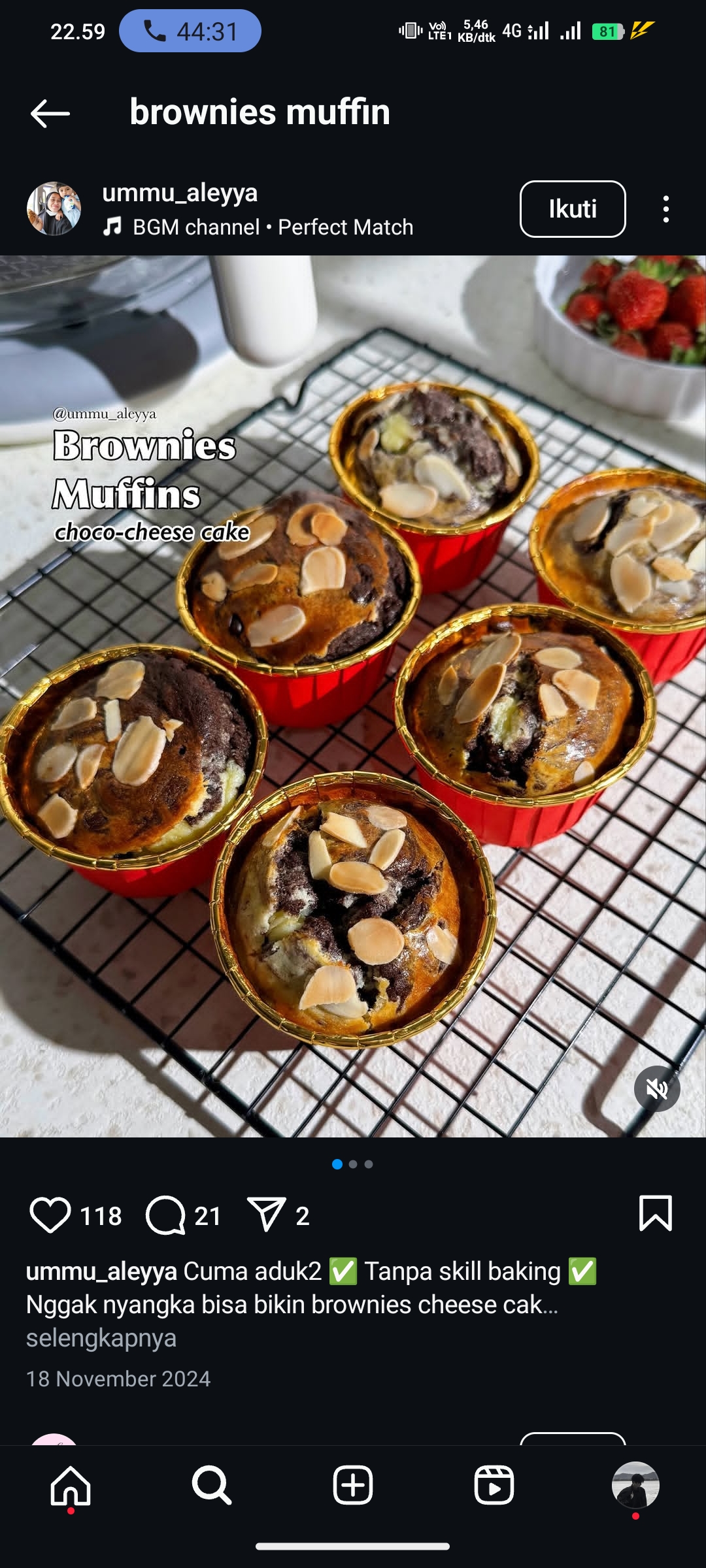 Brownies Muffin (Browfin)