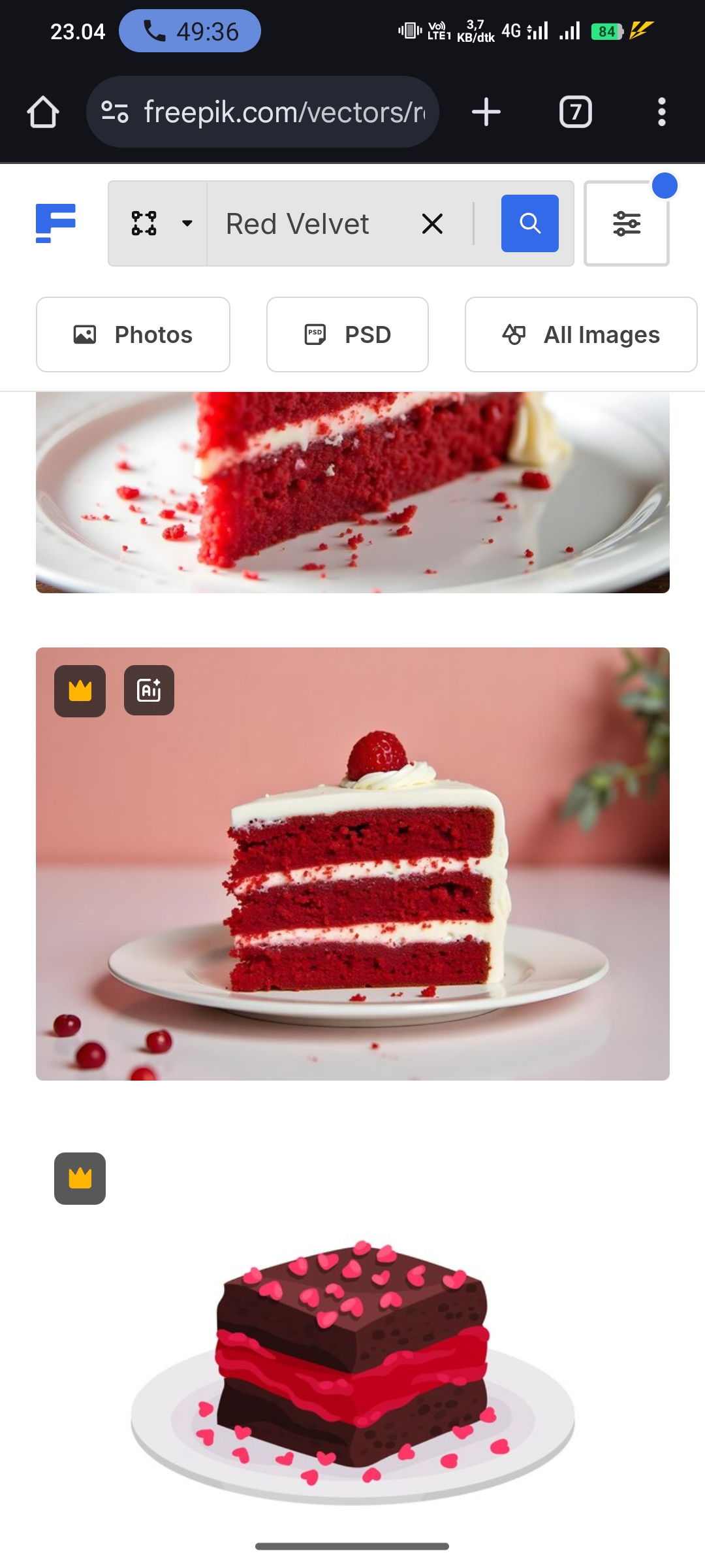Ilustrasi Brownies Kukus Red Velvet