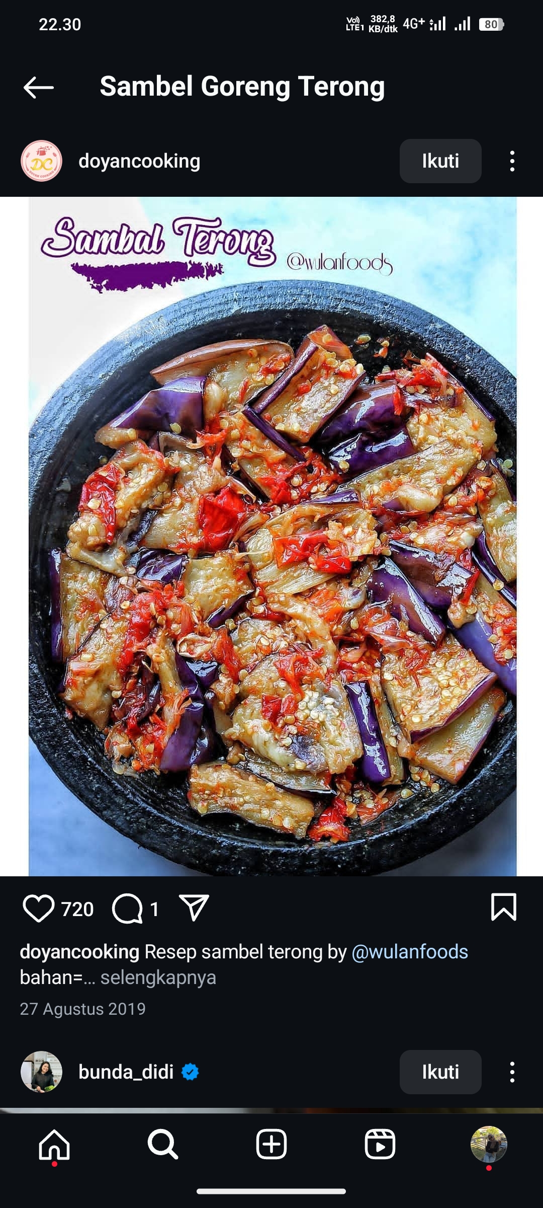 Sambel Goreng Terong
