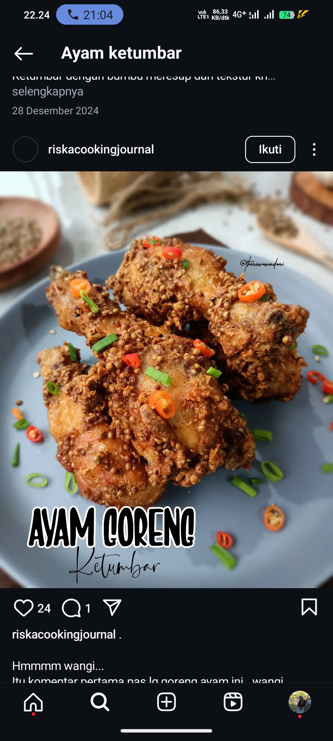 Ayam ketumbar