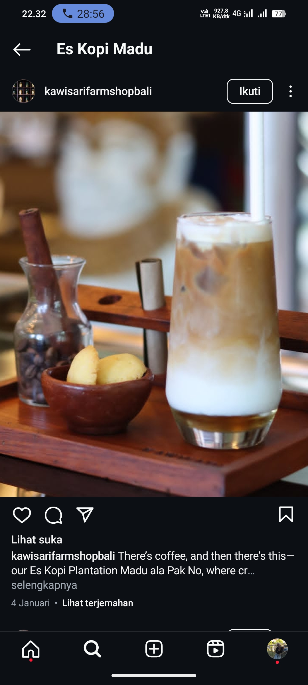 Es Kopi Madu