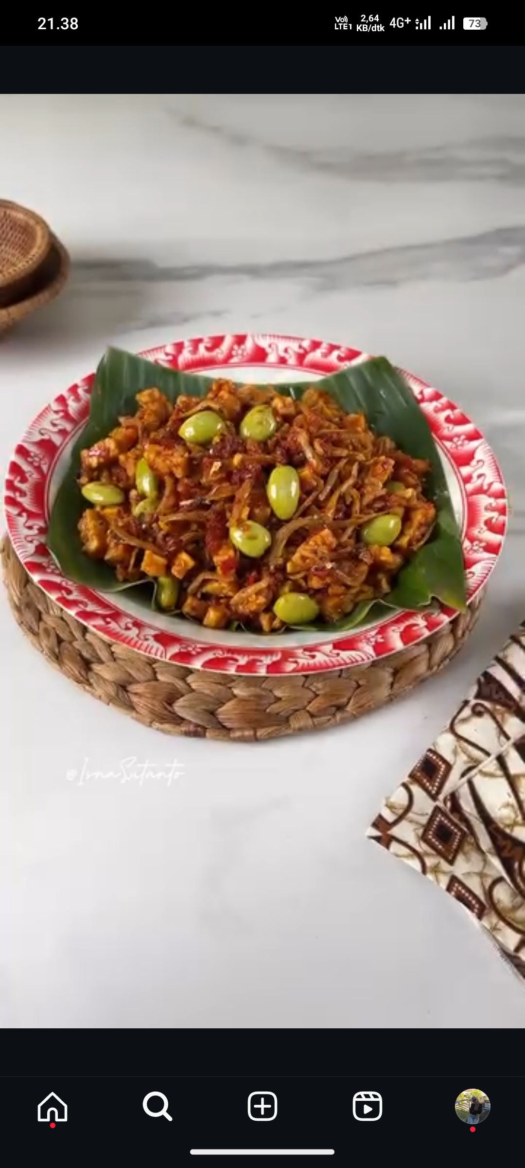 Tumis Tempe Teri Pete