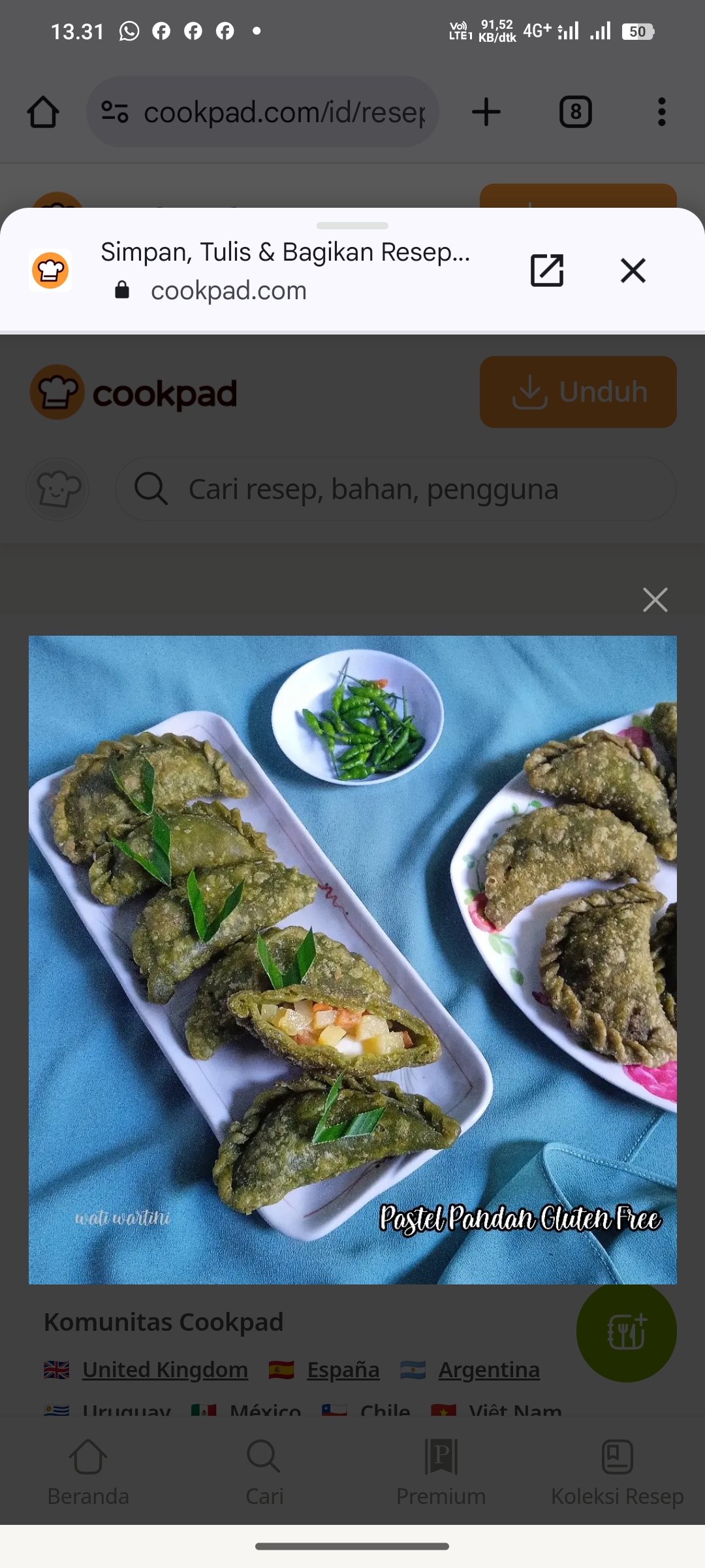 Pastel Pandan