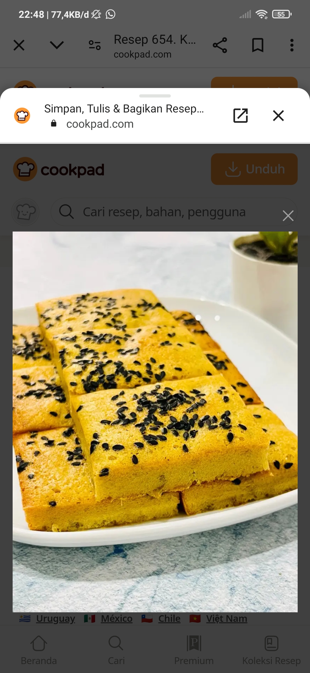 Kue Ubi Cilembu