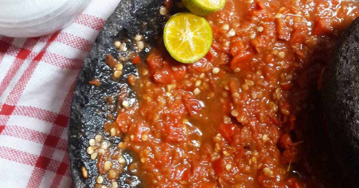 Resep Sambal Tempong