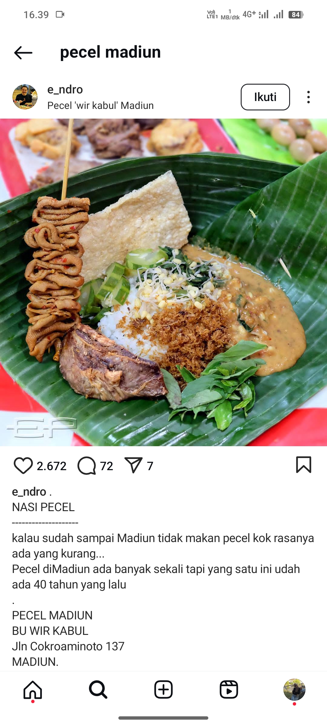 Pecel Madiun