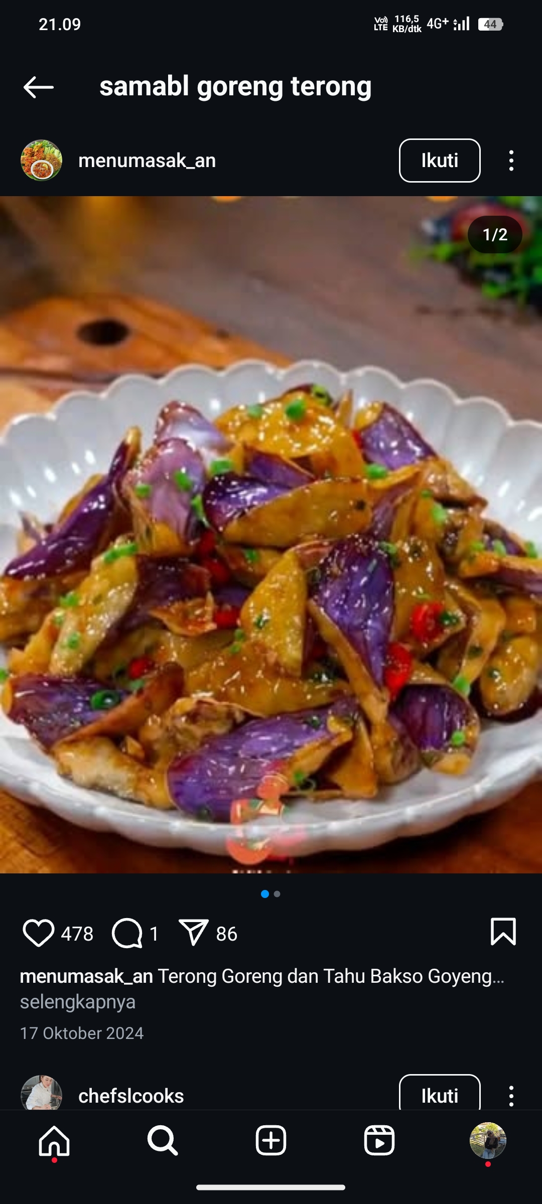 Sambel Goreng Terong