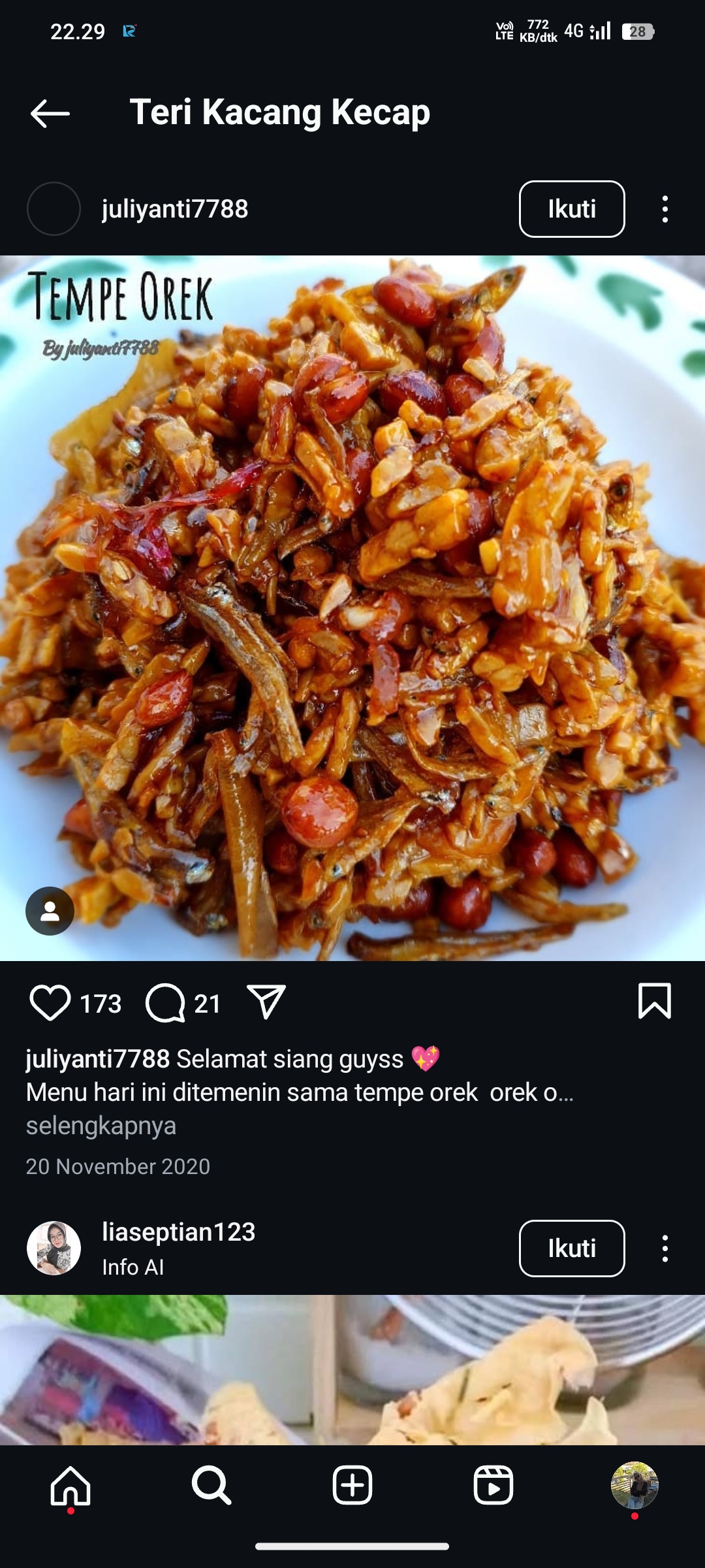 Ilustrasi Teri Kacang Kecap