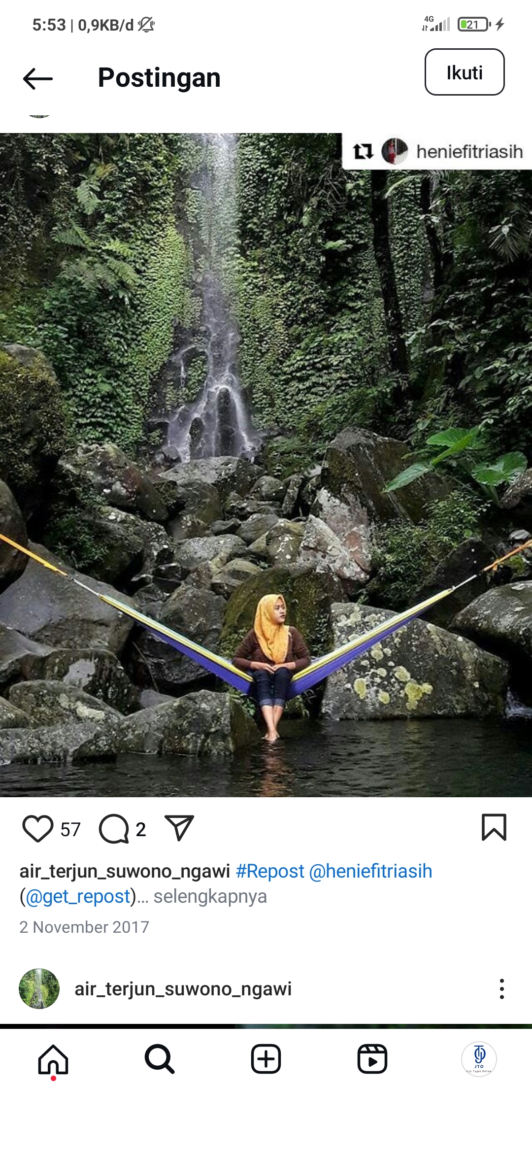 Air Terjun Suwono