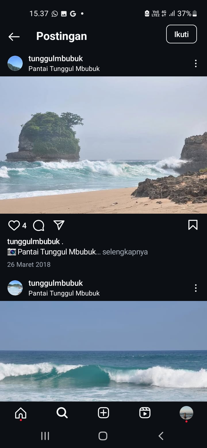 Pantai Tunggul Mbubuk