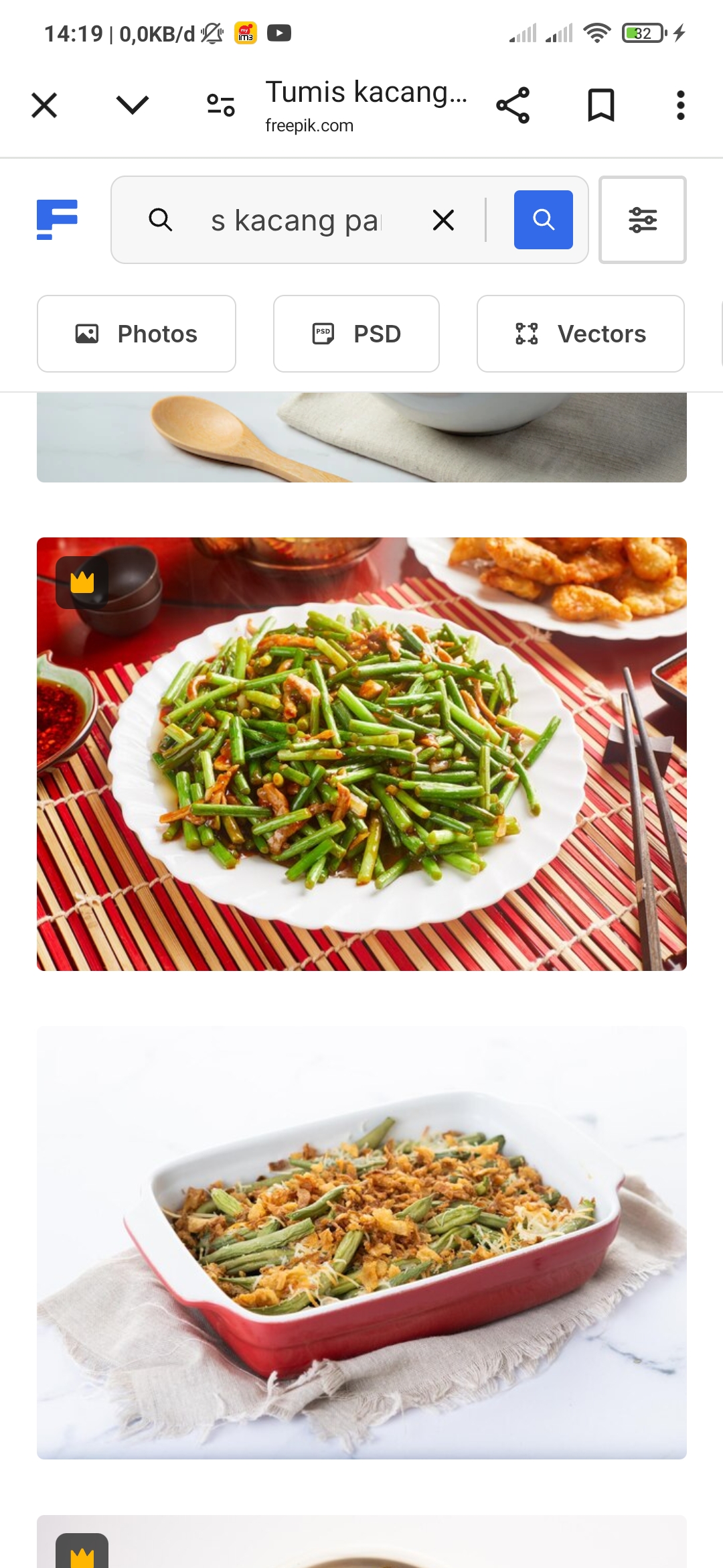 Tumis kacang panjang