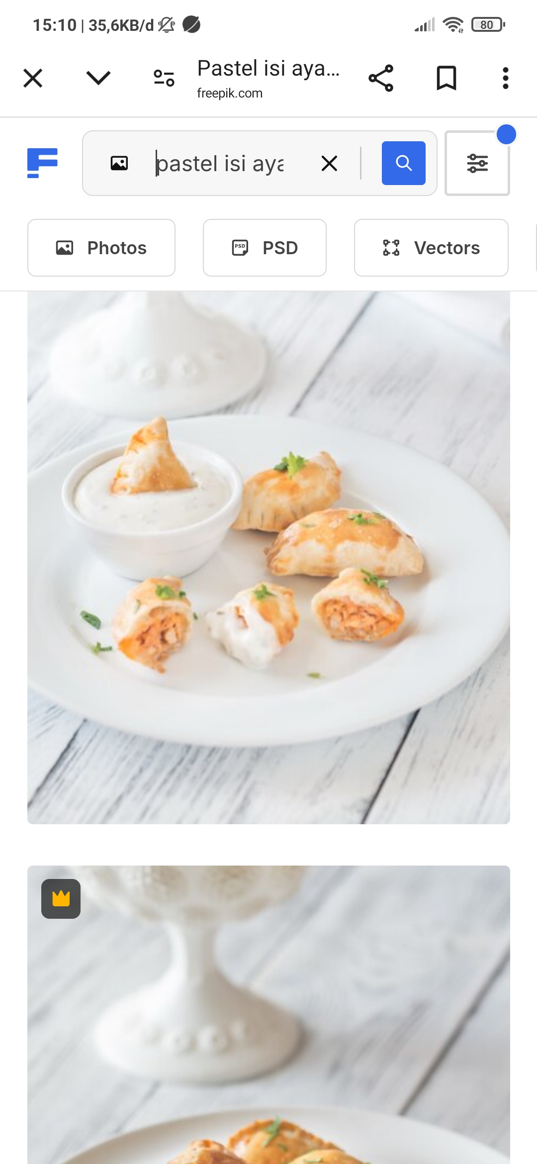 Pastel ayam suir enak