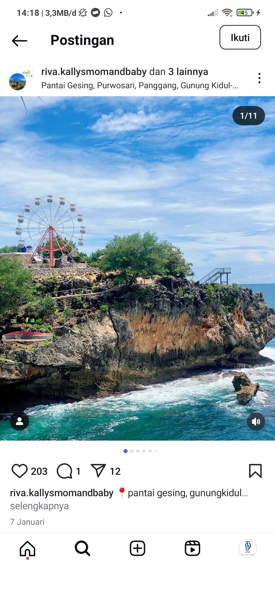 Wisata pantai gesing, Gesing Wonderland