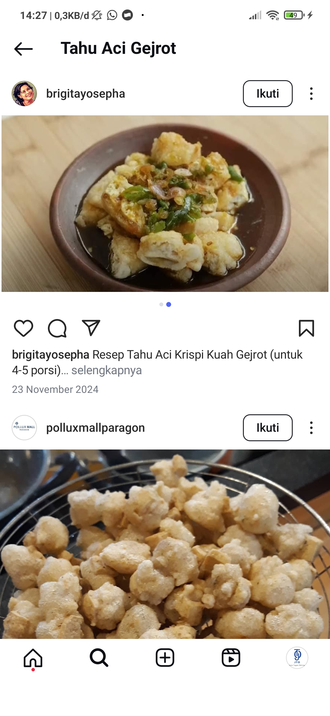 Tahu Aci Genjrot super enak