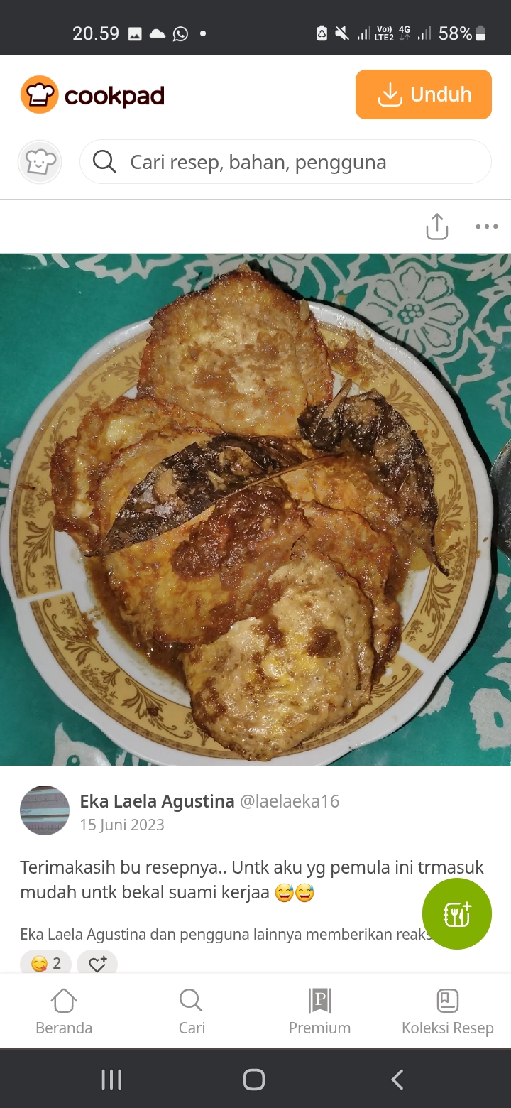 Semur Telur Ceplok