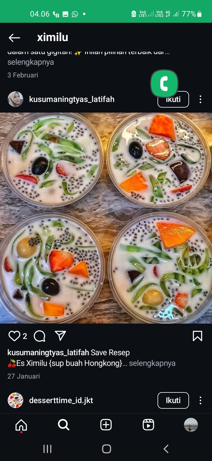 Es Ximilu, takjil buat bulan Ramadhan