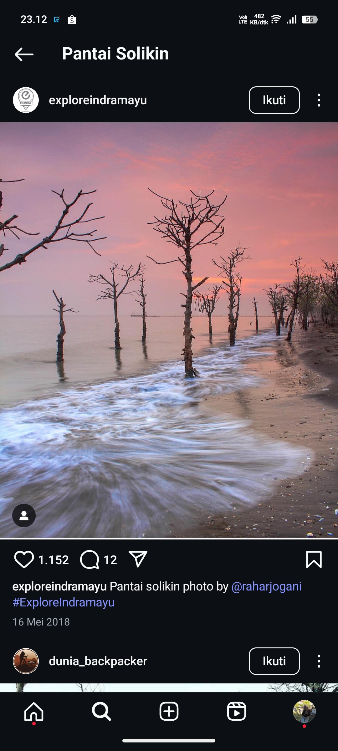 Pantai Solikin, Indramayu