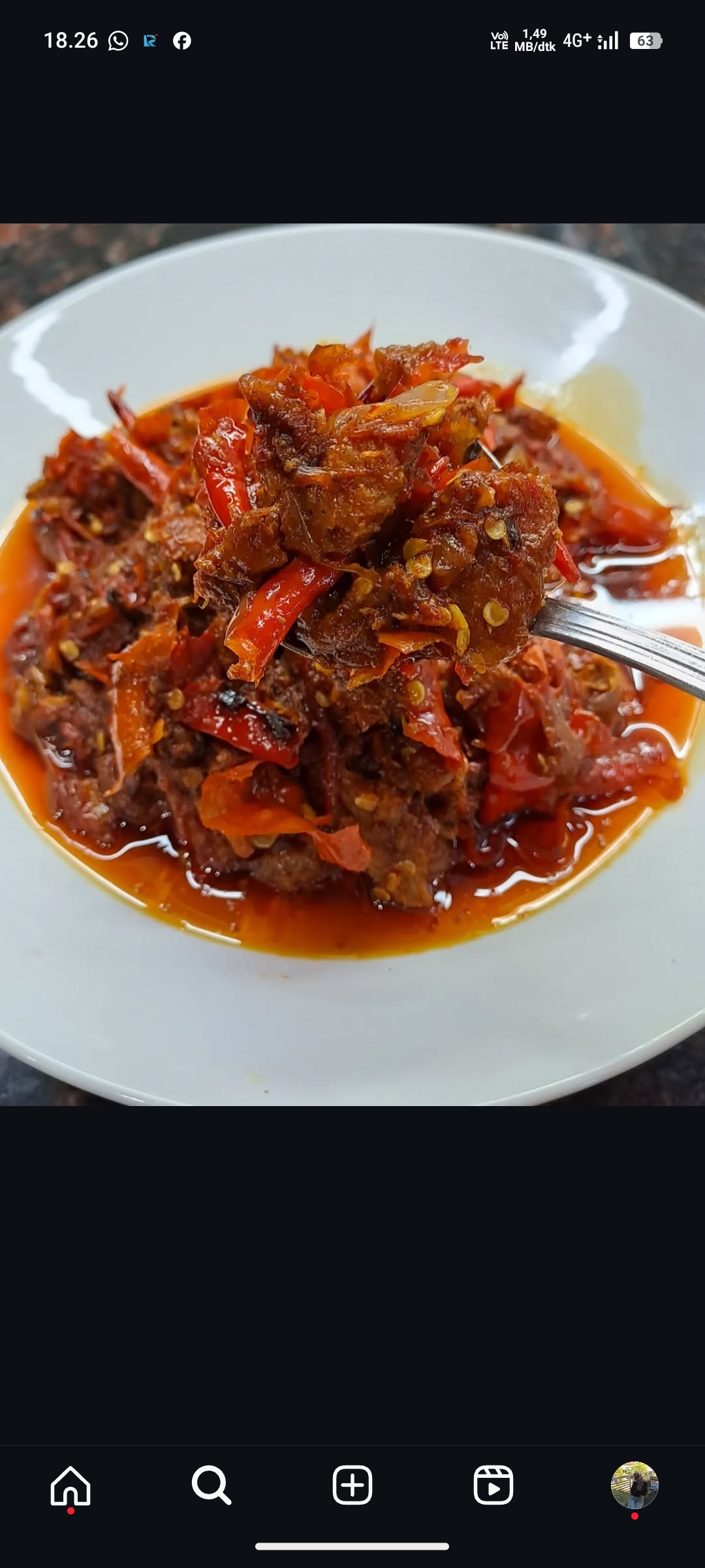 Daging Oseng Pedas