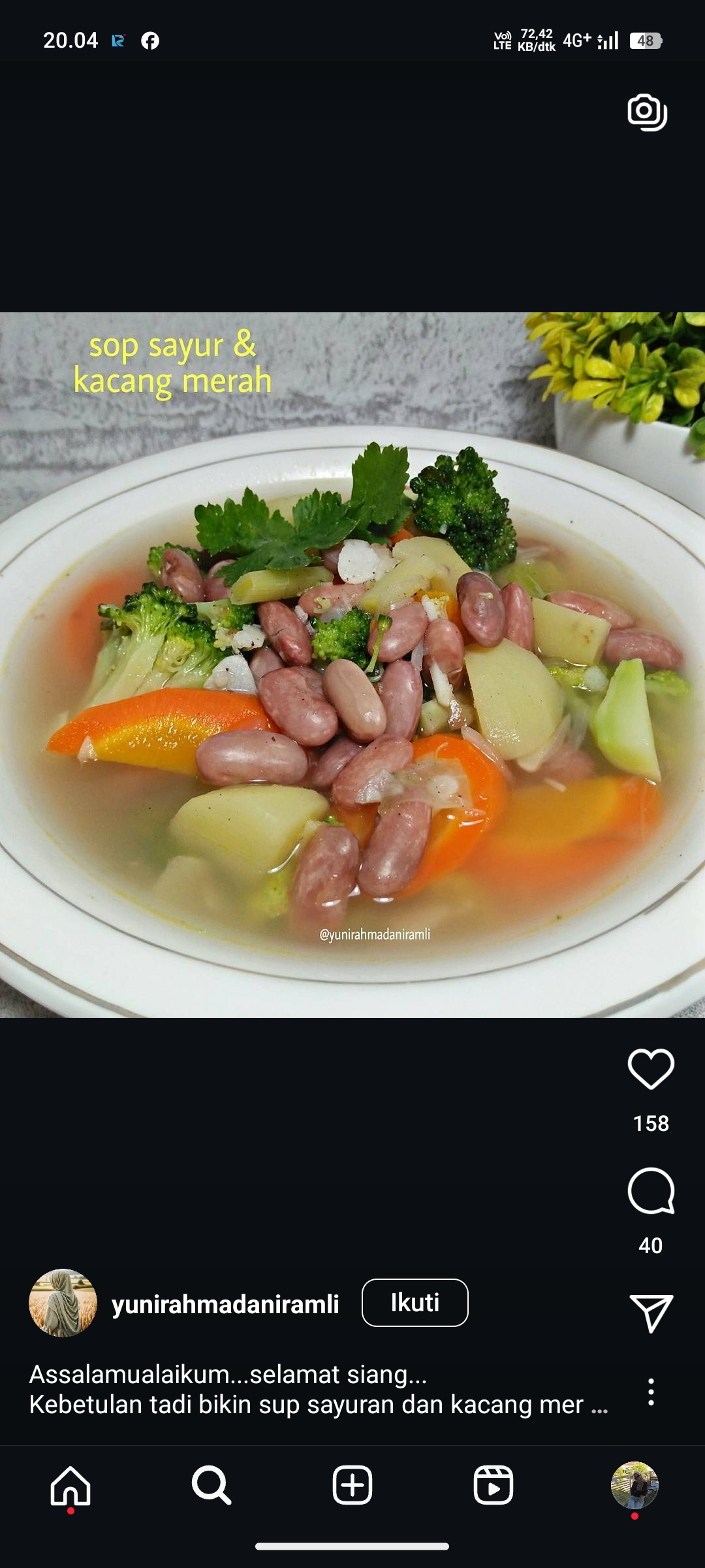 Sop Kacang Merah