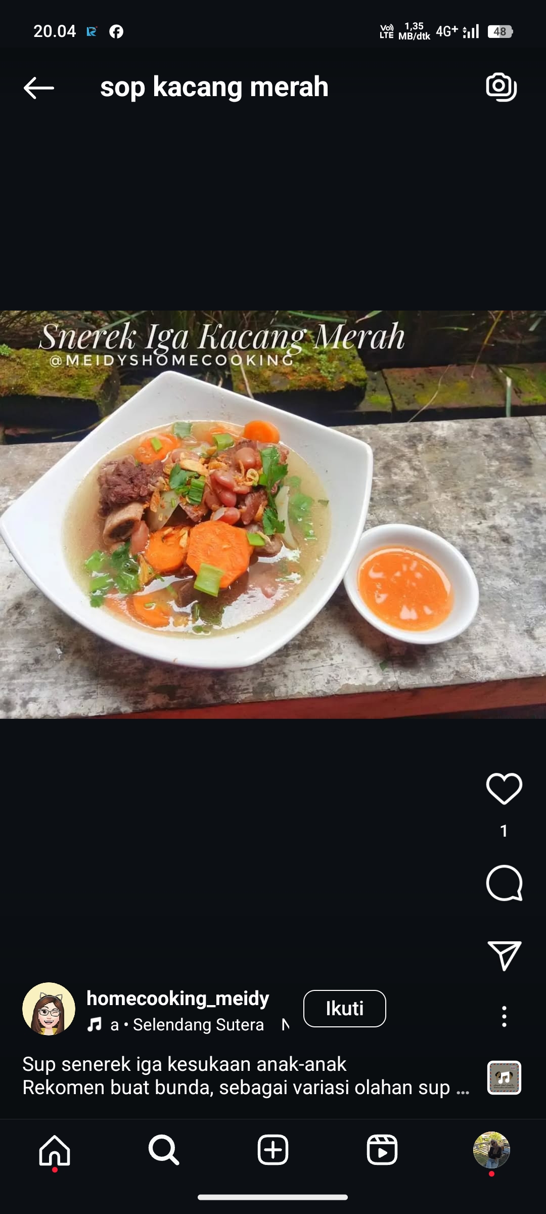 Sop Kacang Merah