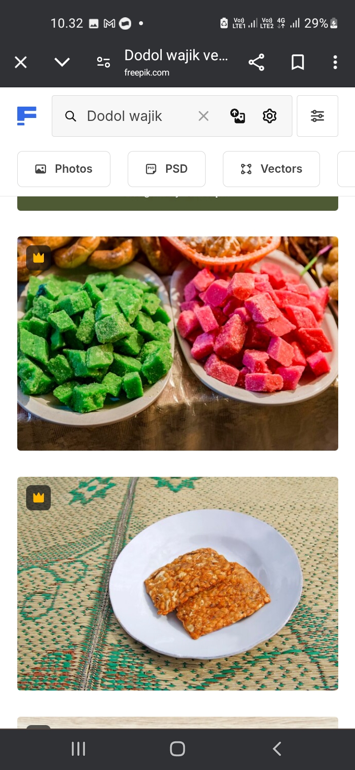 Wajik Warna Warni