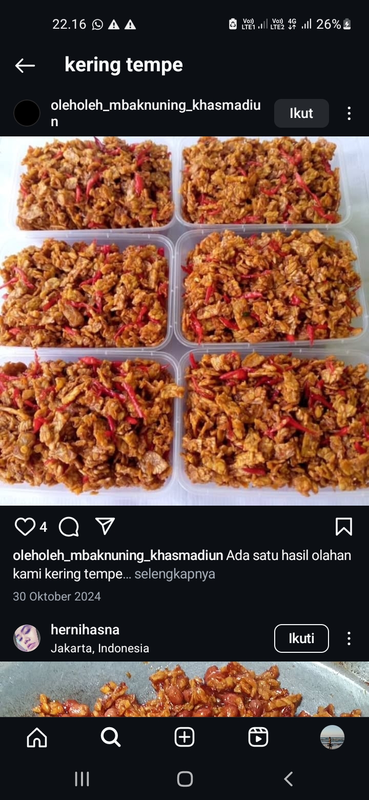 Kering Tempe