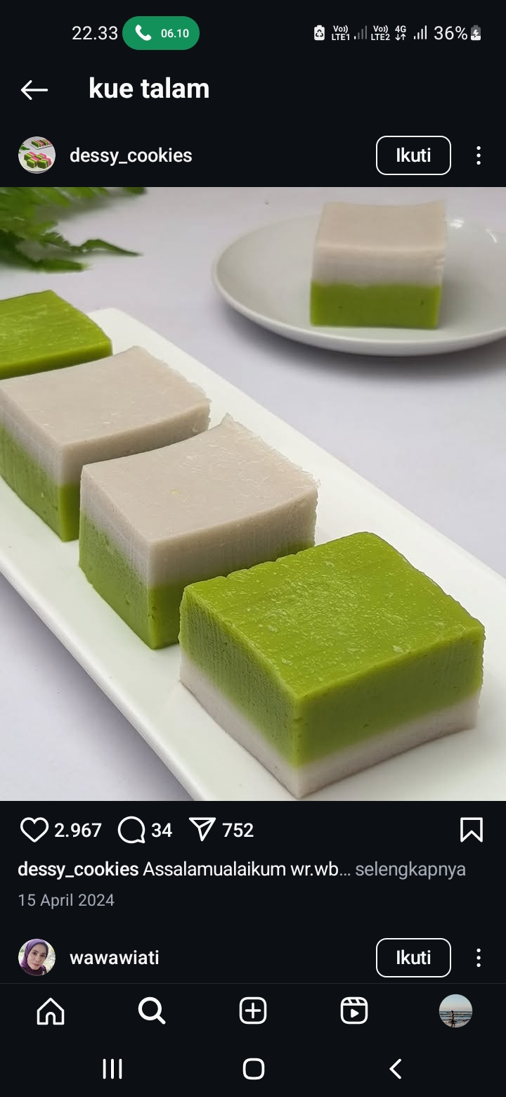 Kue talam enak