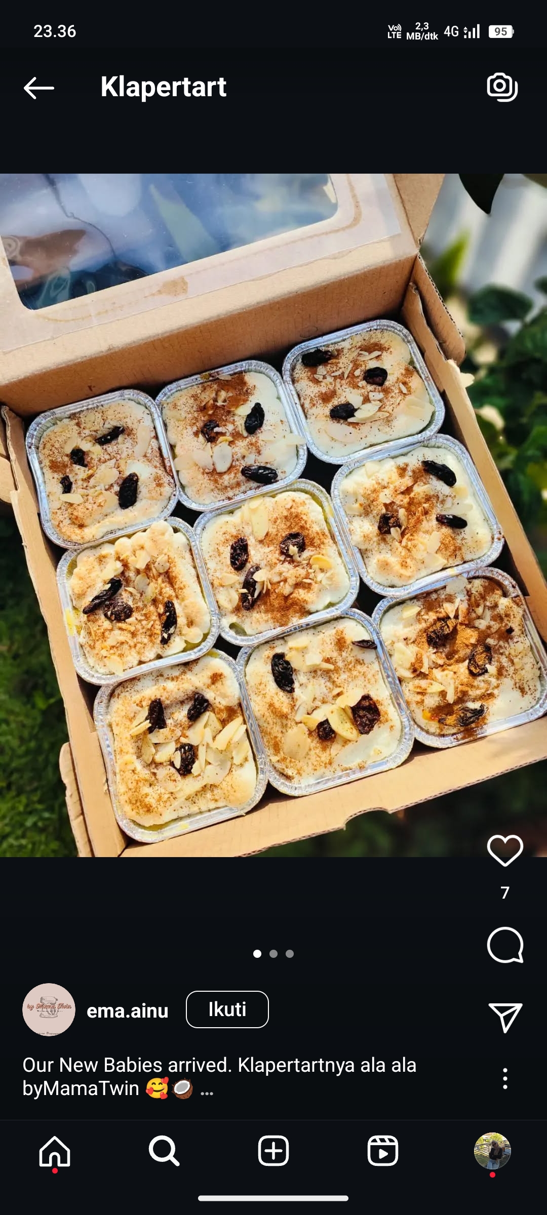 Klapertart