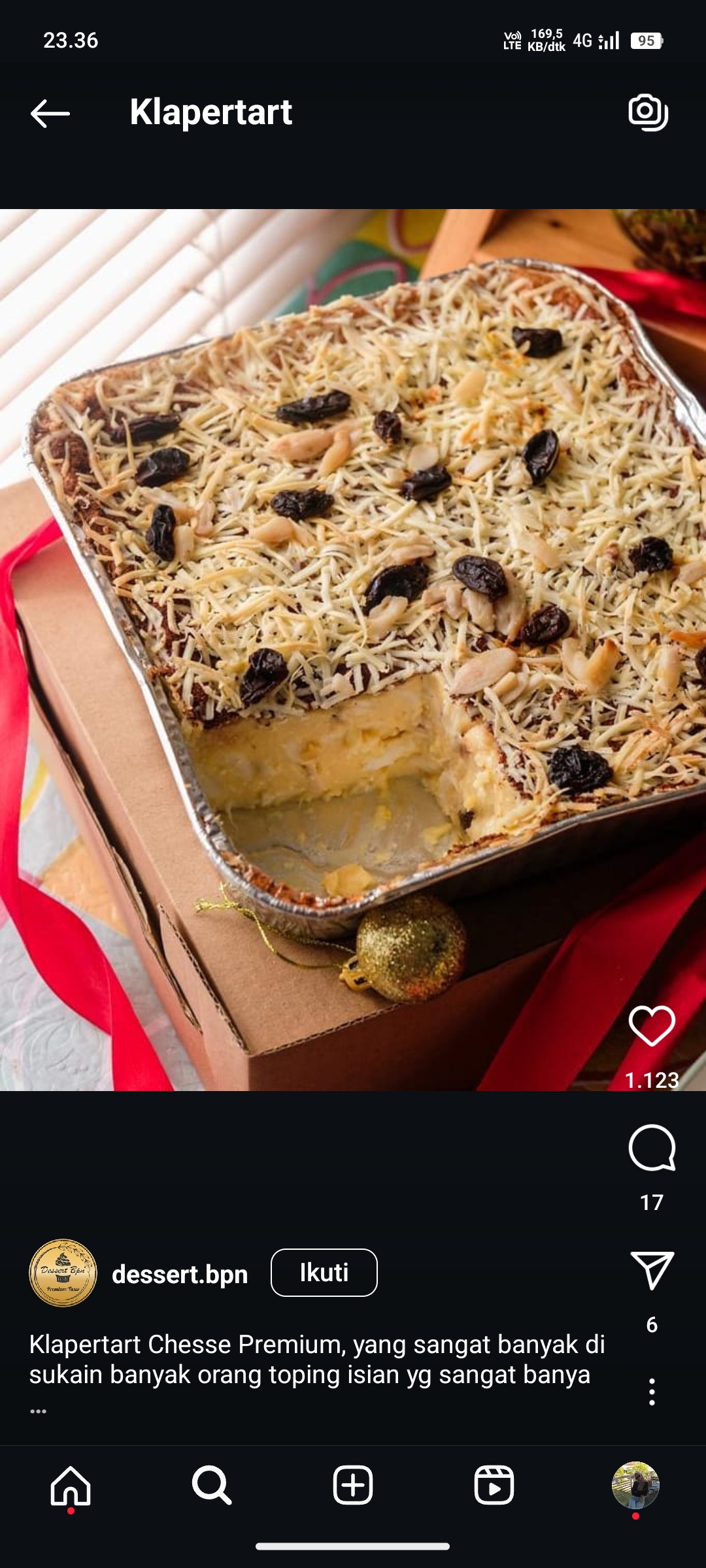 Klapertart
