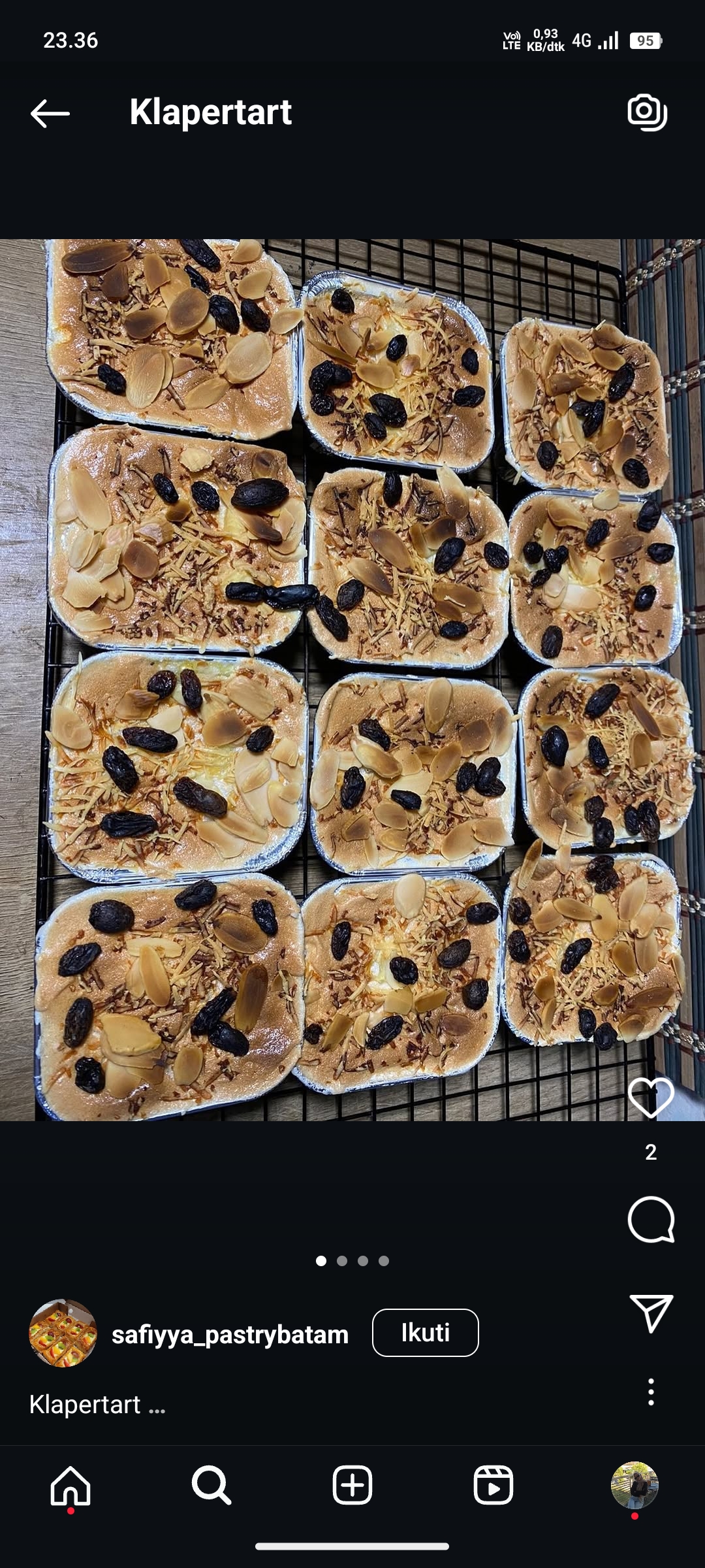 Klapertart